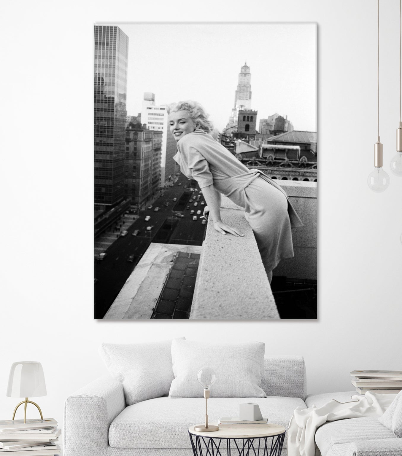 Marilyn on balcony