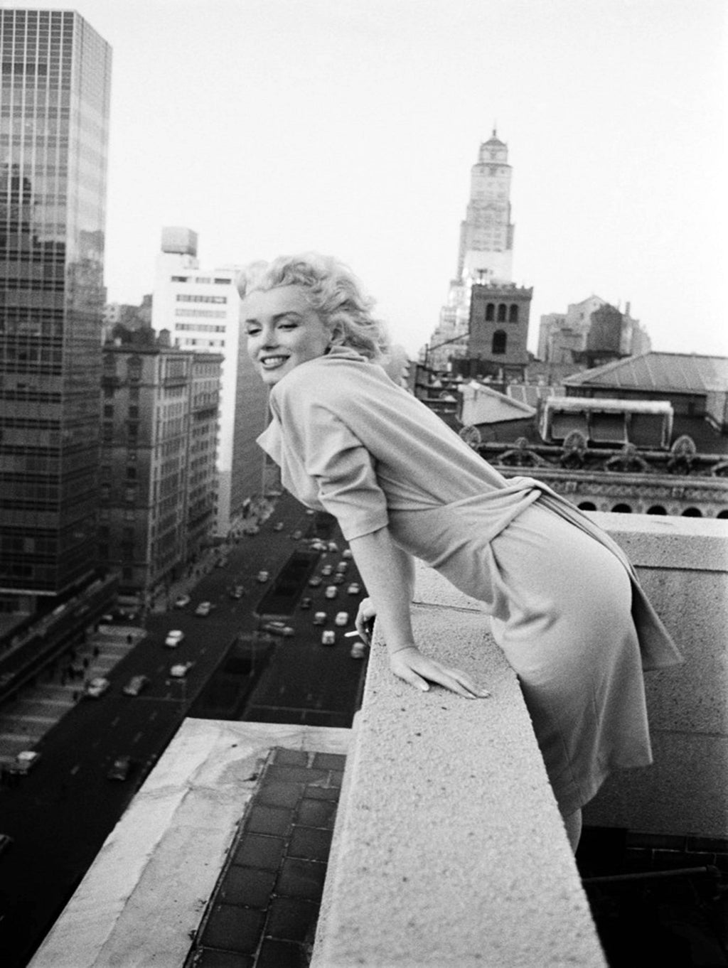 Marilyn on balcony