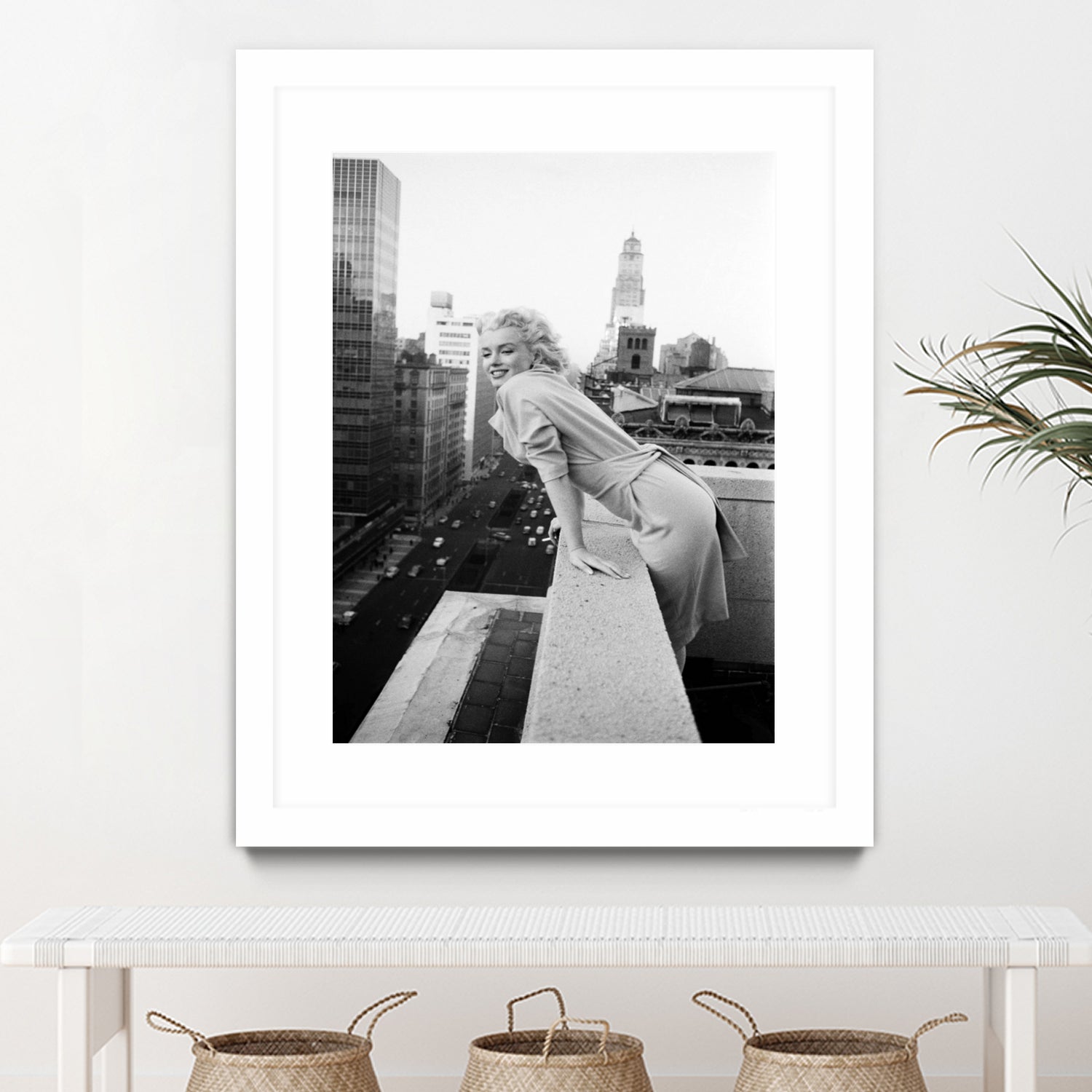 Marilyn on balcony