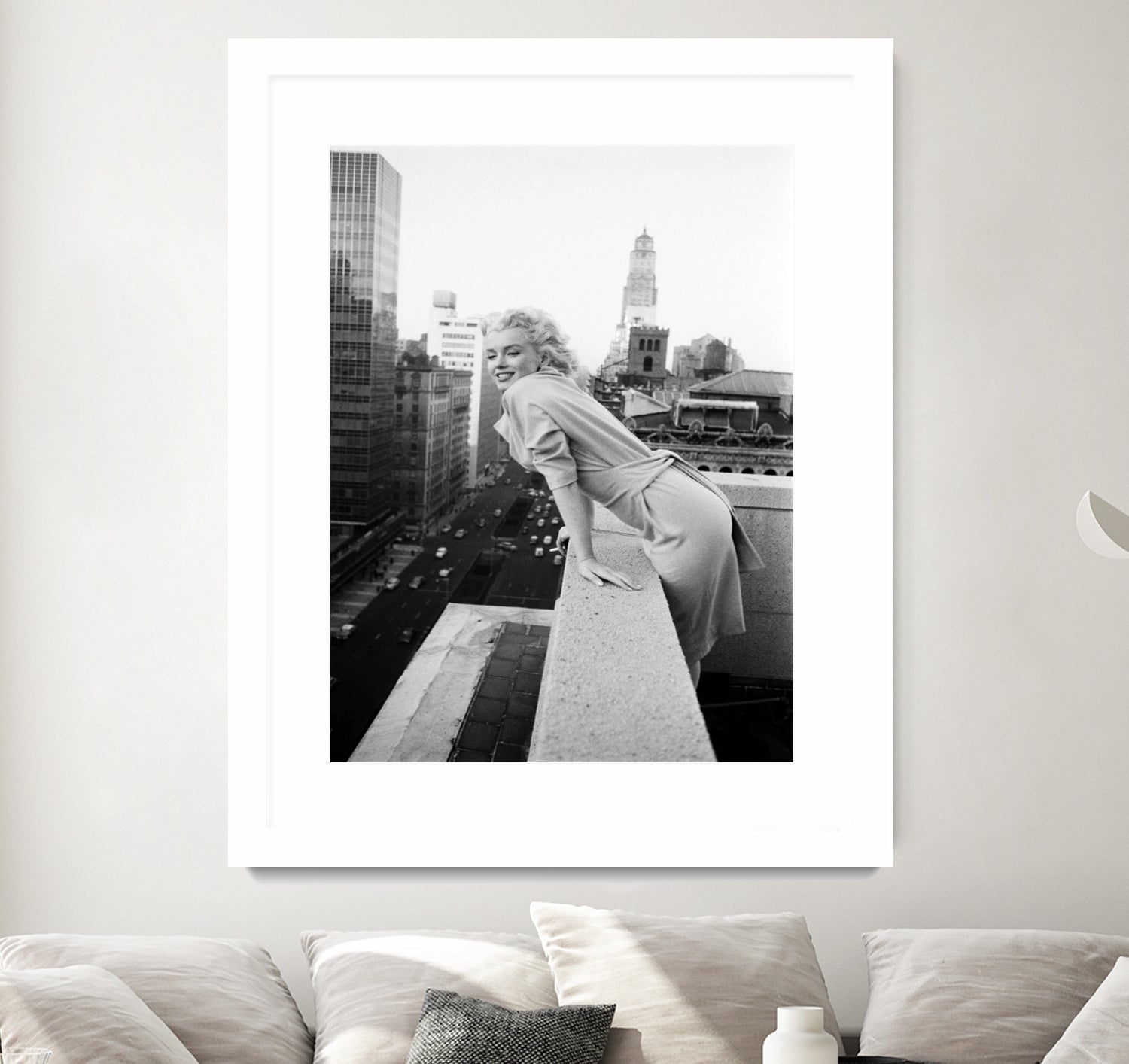 Marilyn on balcony
