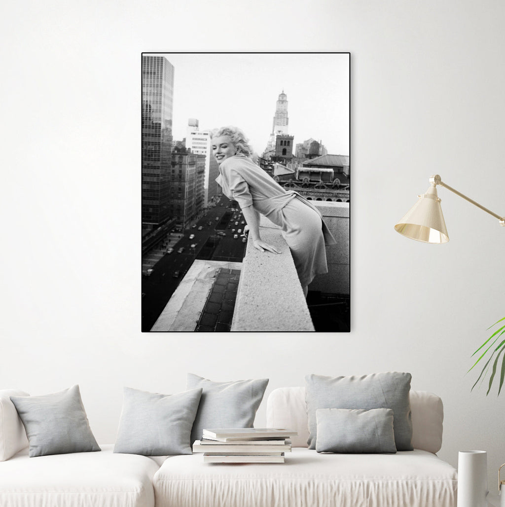 Marilyn on balcony