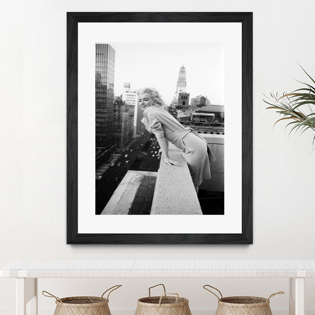 Marilyn on balcony
