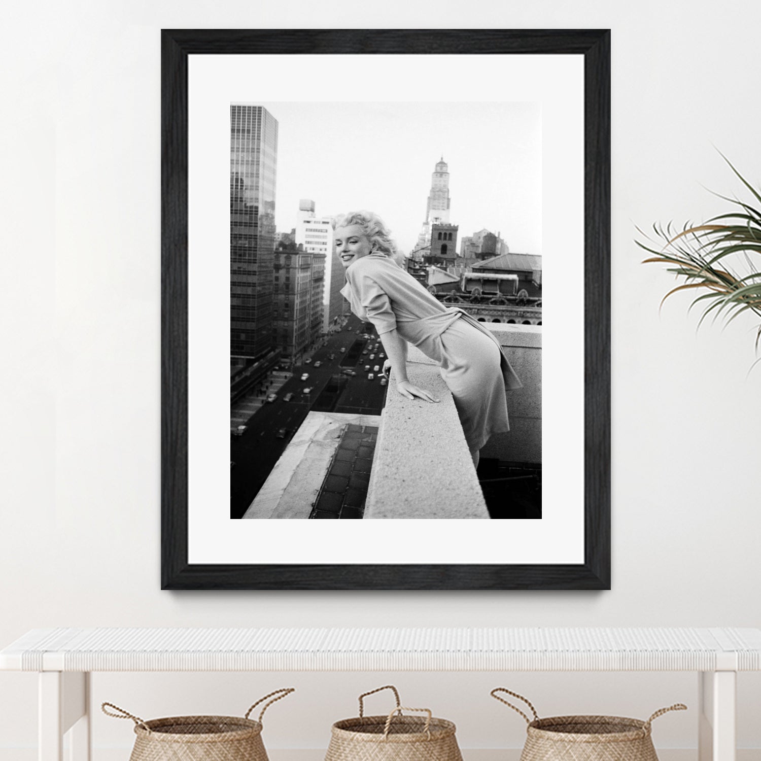 Marilyn on balcony