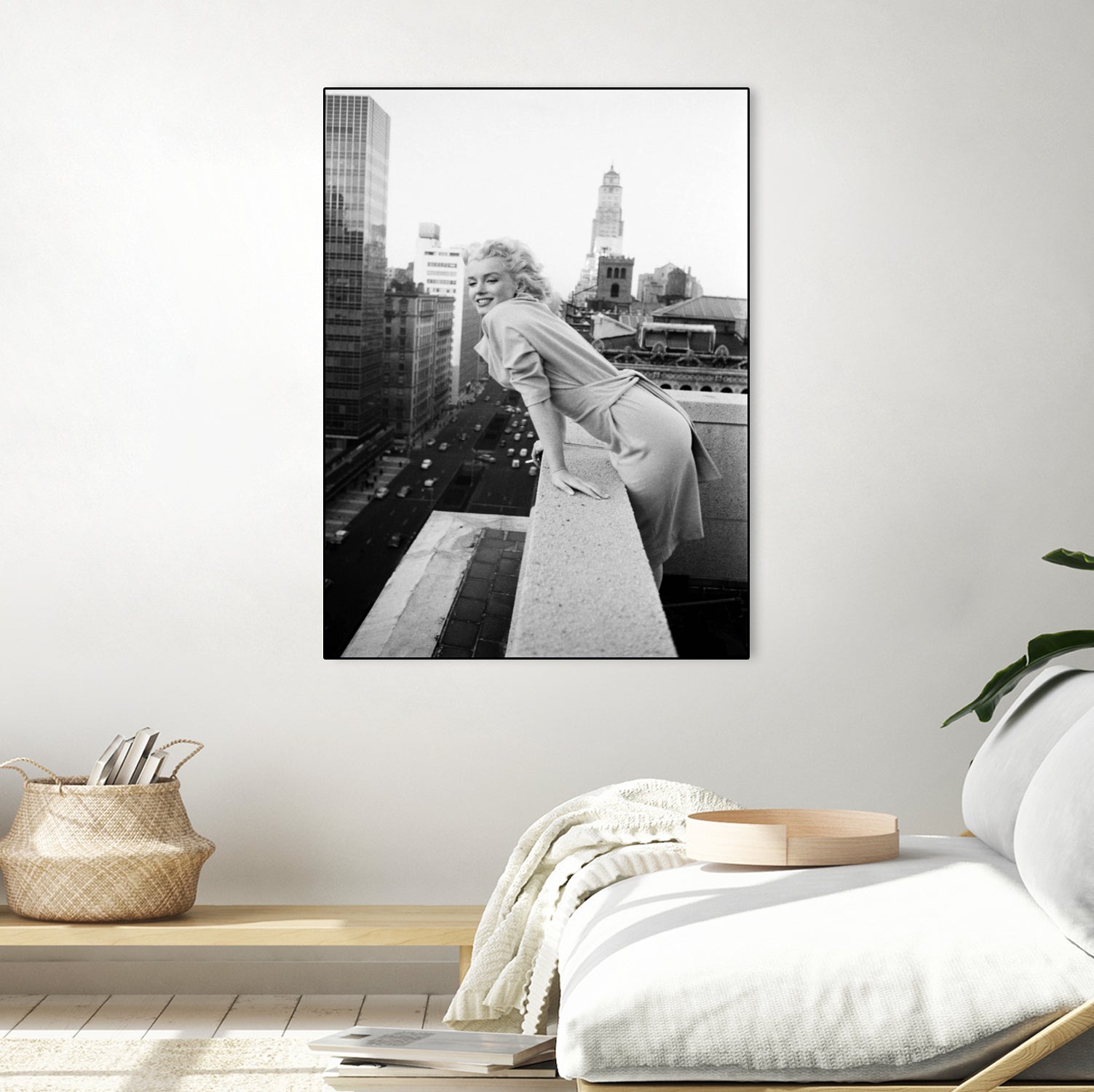 Marilyn on balcony