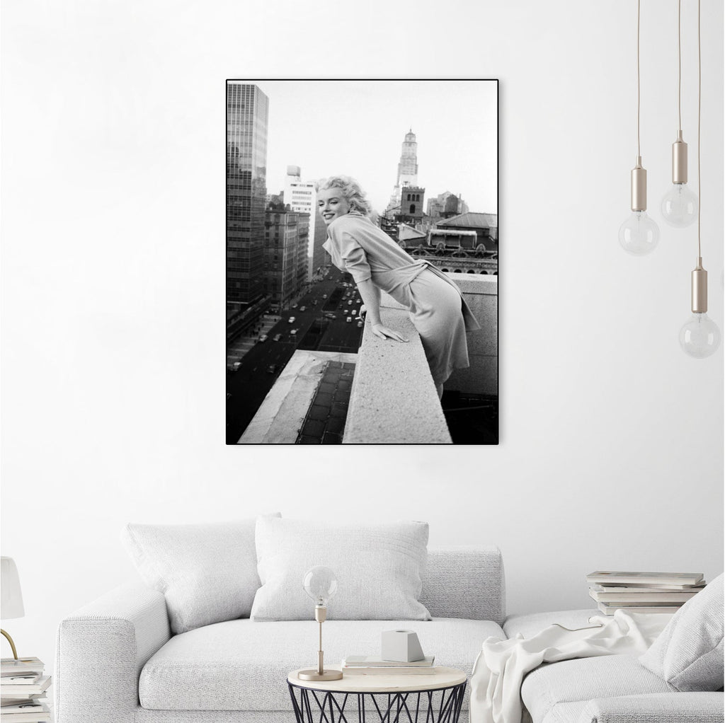 Marilyn on balcony