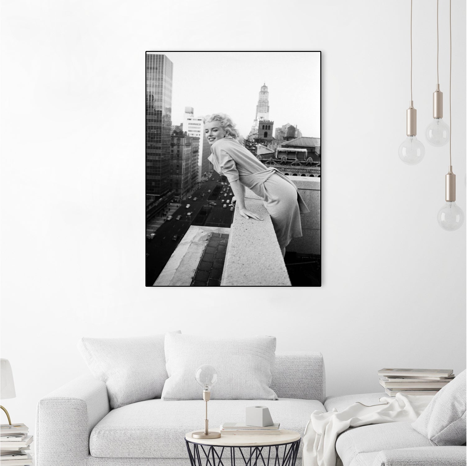 Marilyn on balcony