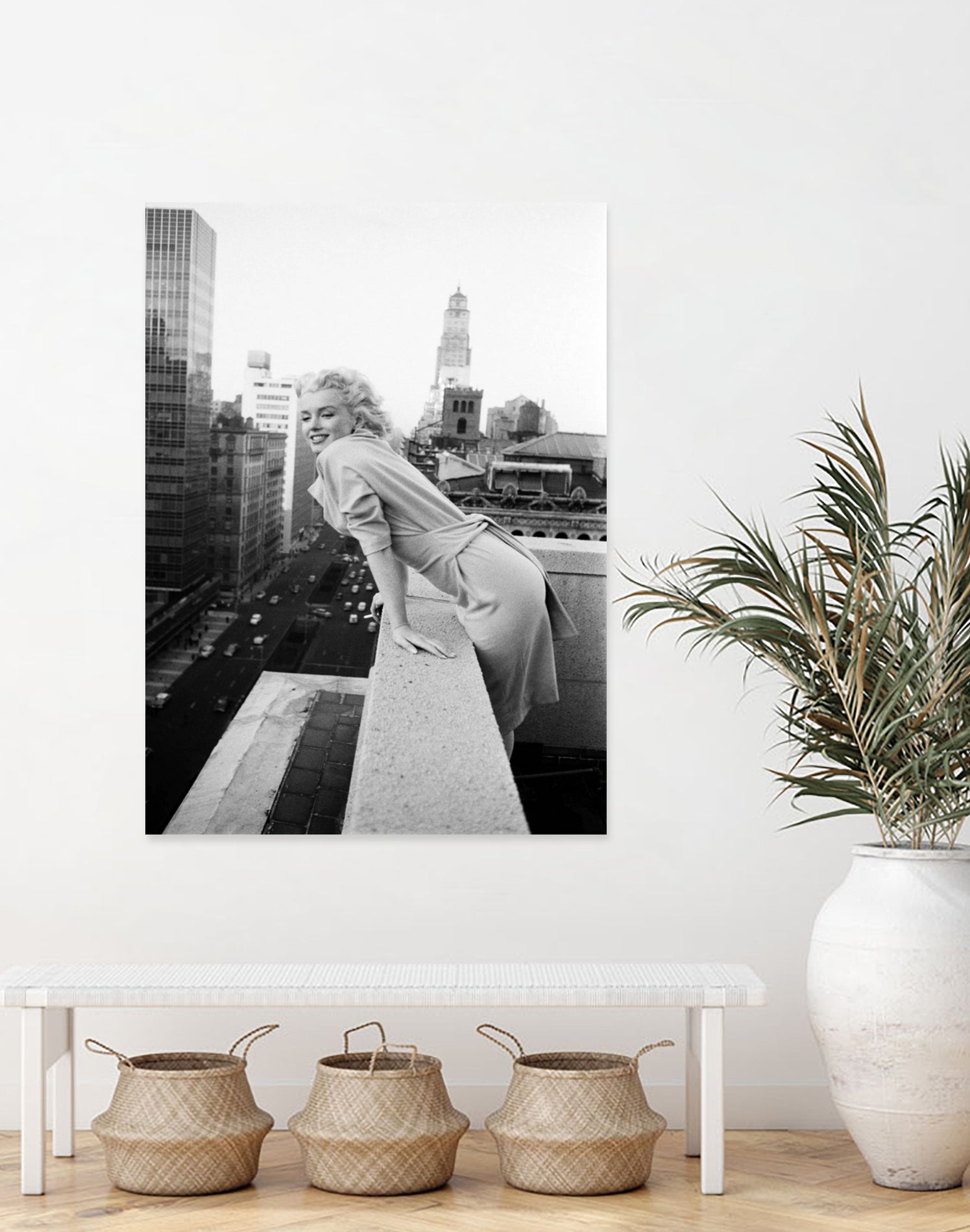 Marilyn on balcony