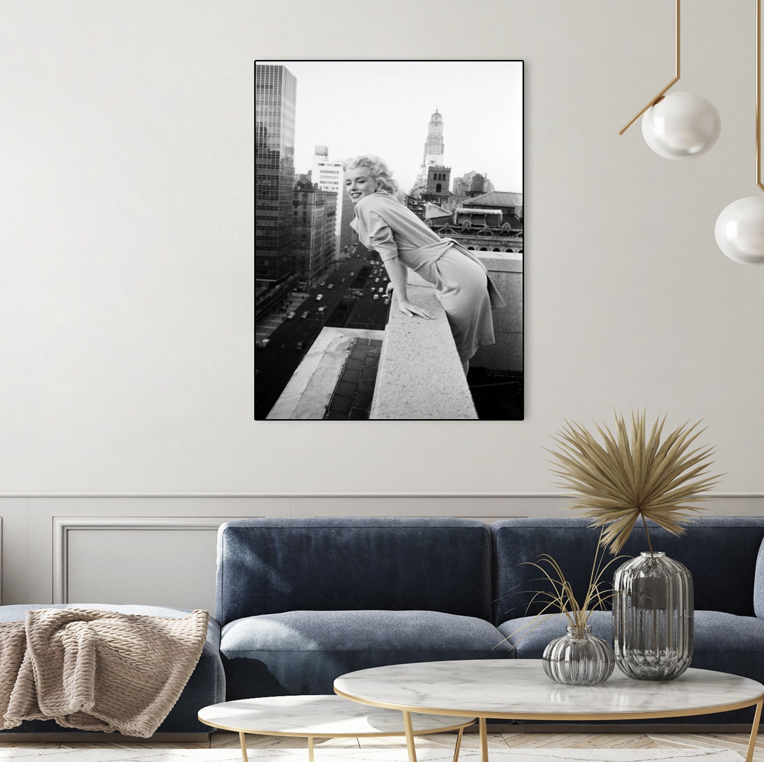 Marilyn on balcony