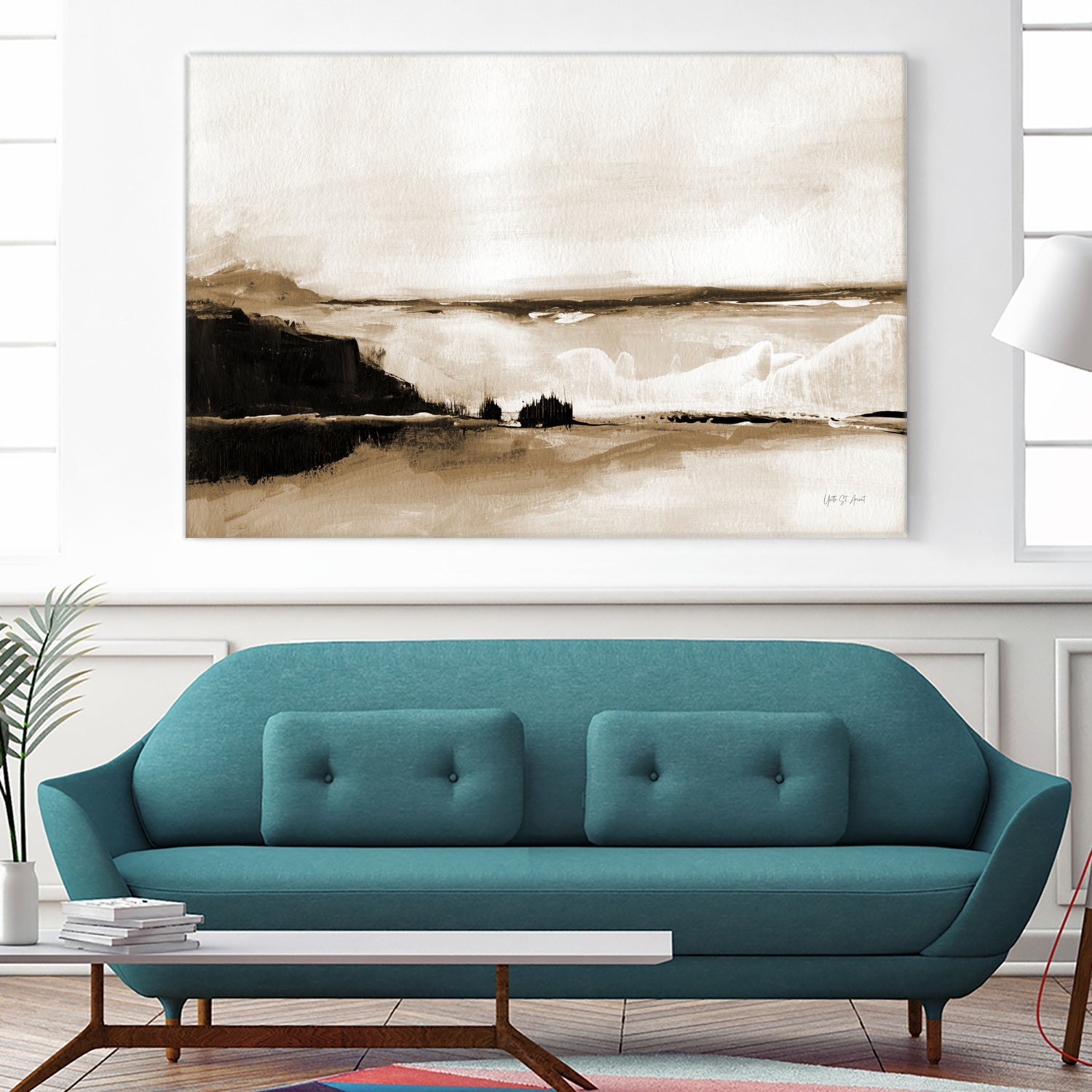 Vintage Landscape Mountainside