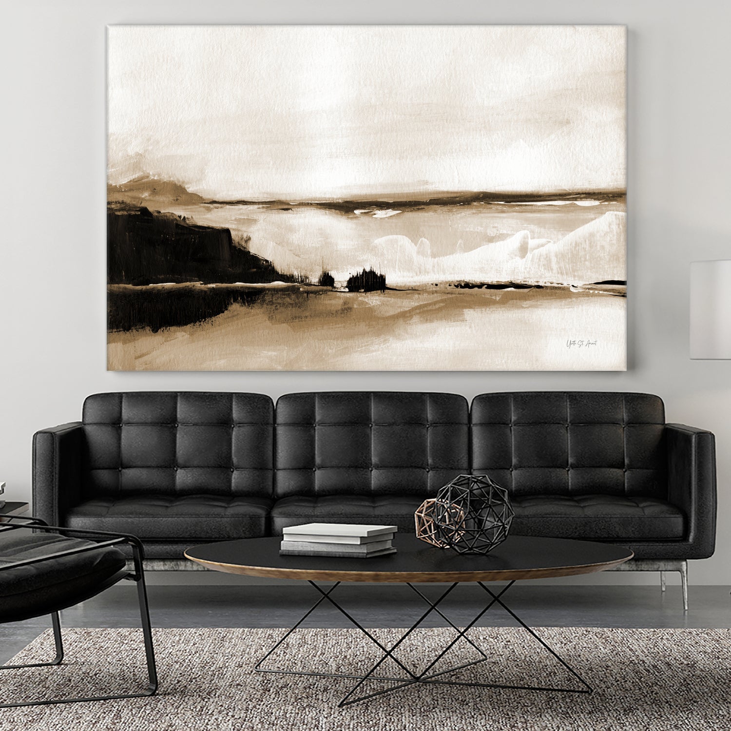 Vintage Landscape Mountainside