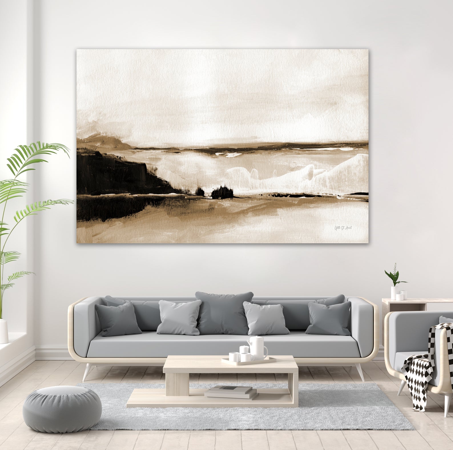 Vintage Landscape Mountainside