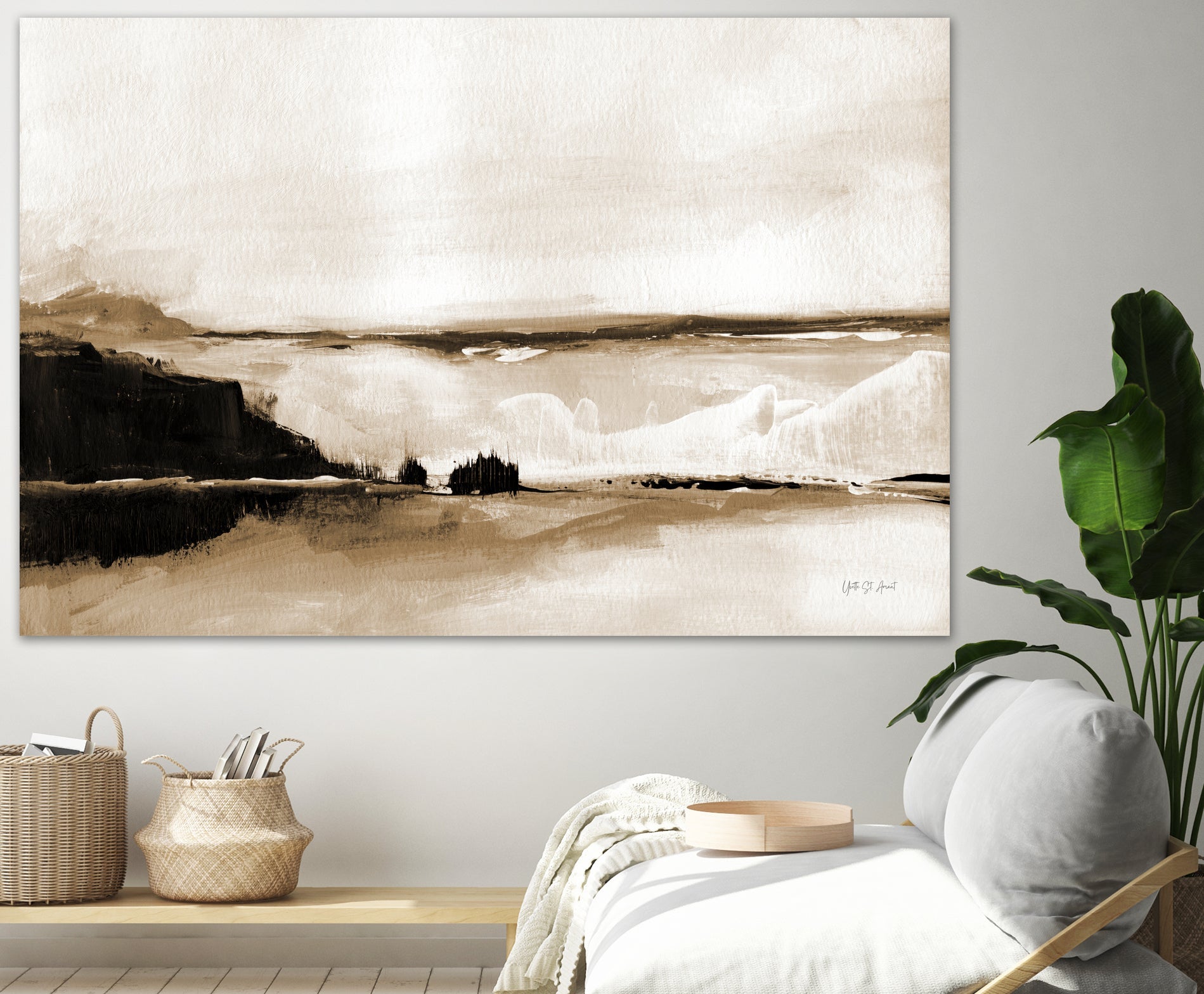 Vintage Landscape Mountainside
