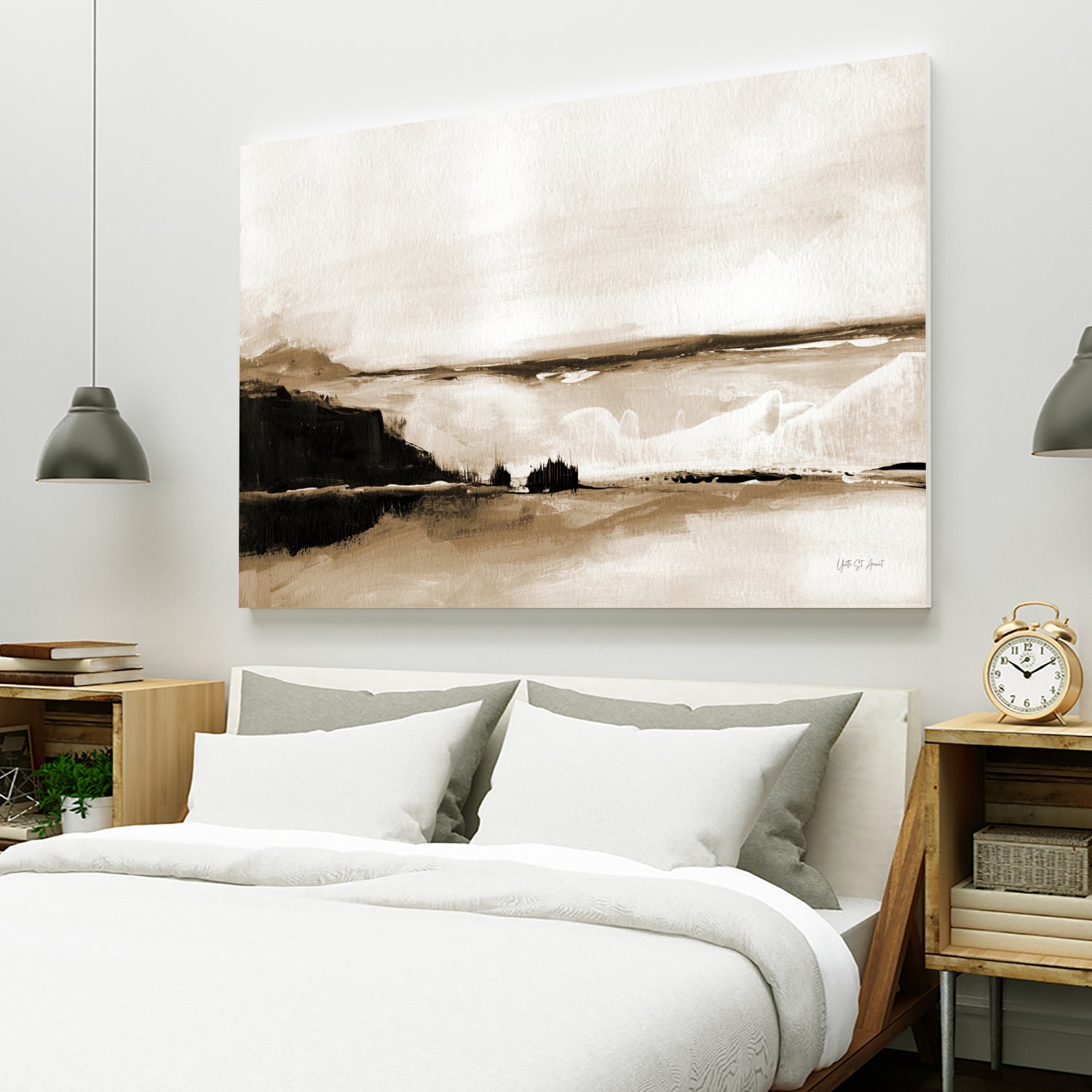 Vintage Landscape Mountainside