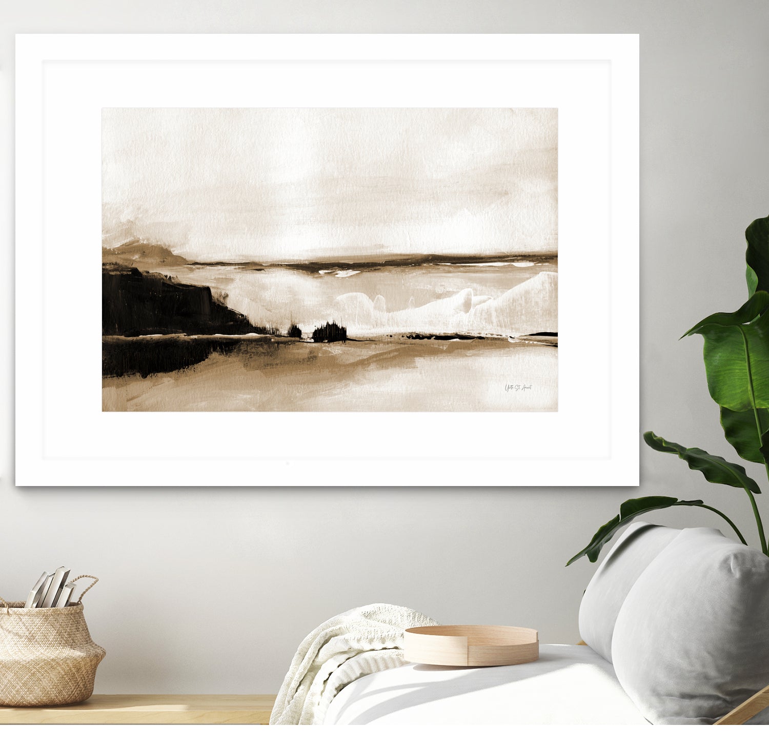 Vintage Landscape Mountainside