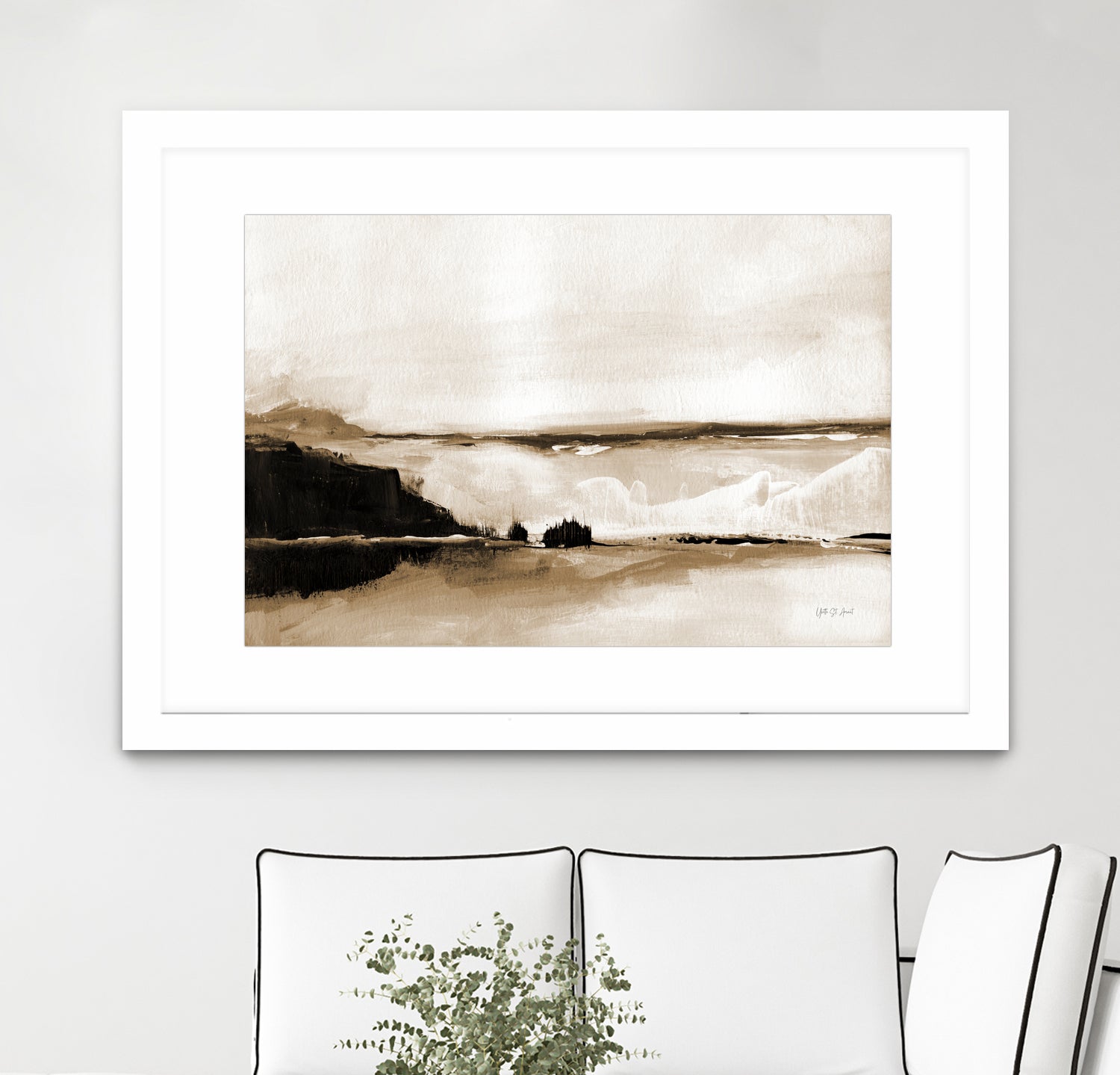 Vintage Landscape Mountainside