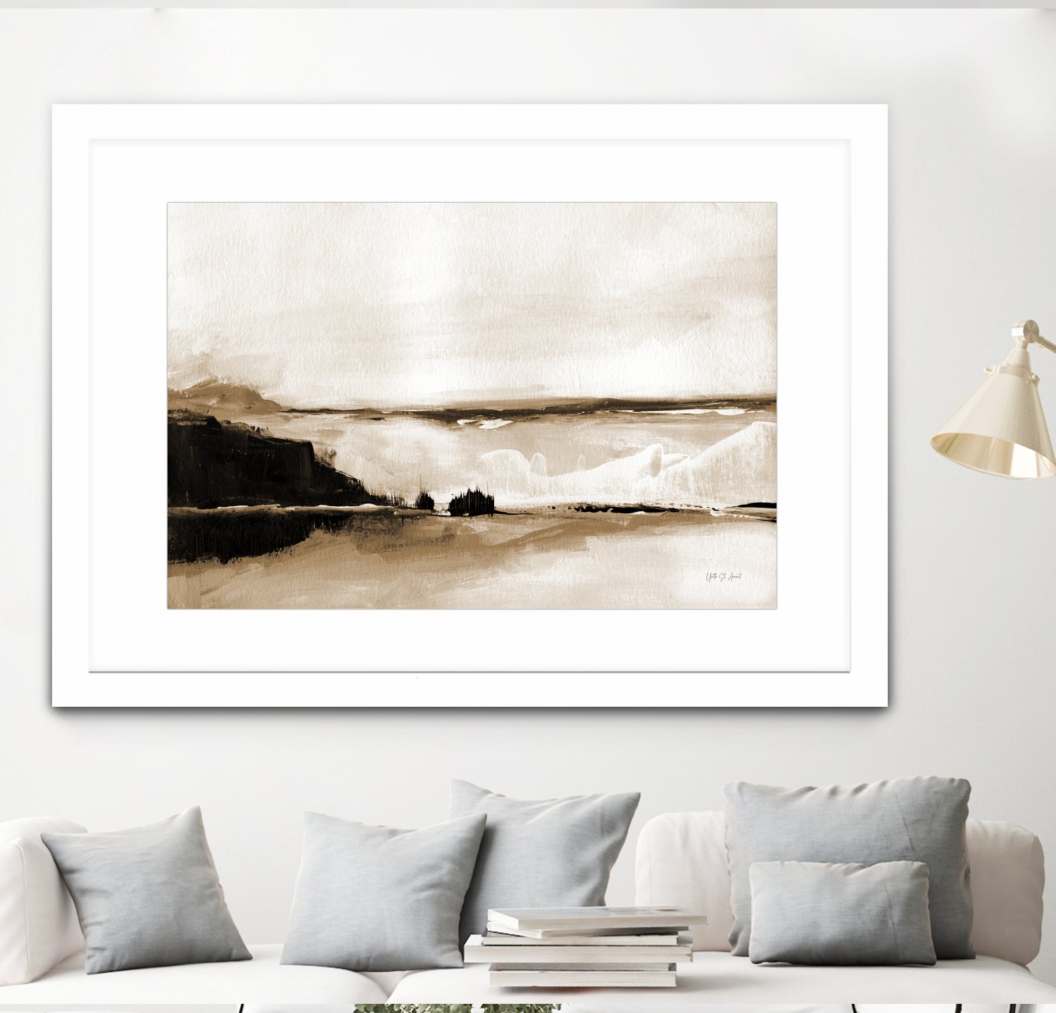Vintage Landscape Mountainside