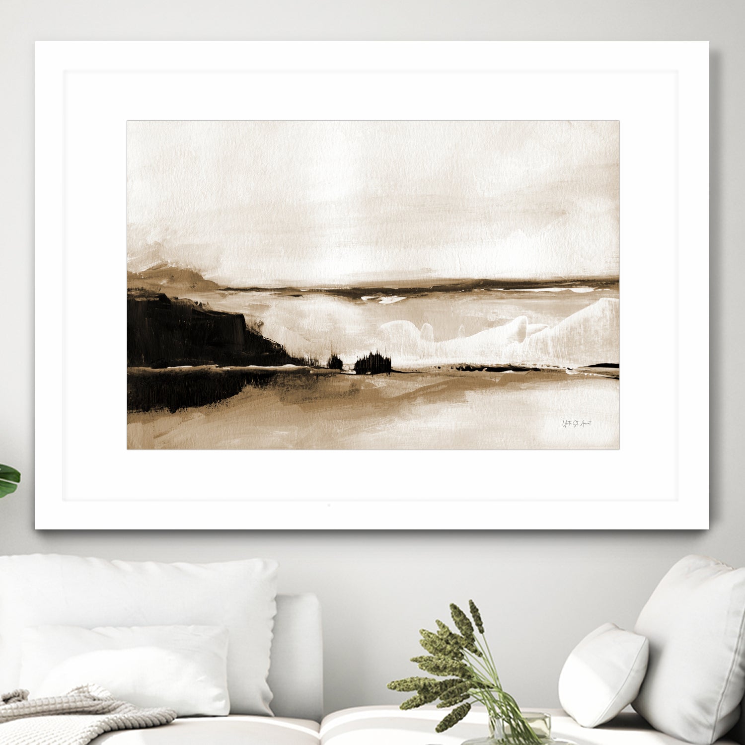 Vintage Landscape Mountainside