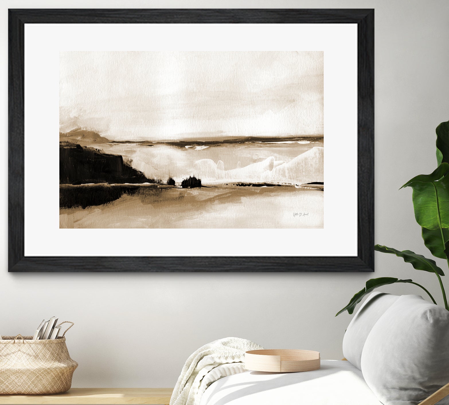 Vintage Landscape Mountainside