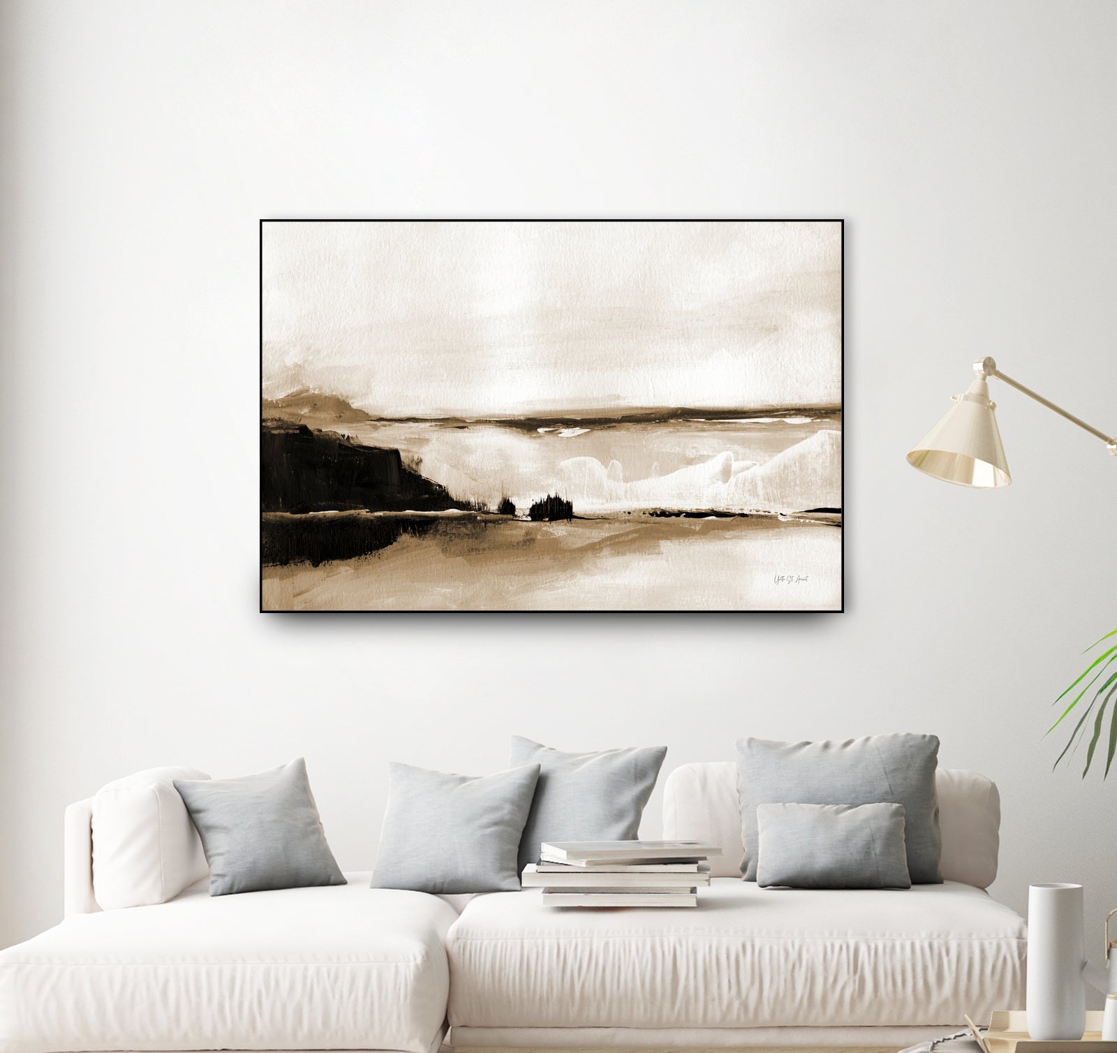 Vintage Landscape Mountainside