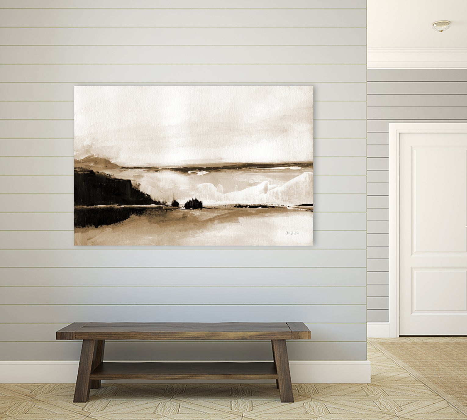 Vintage Landscape Mountainside
