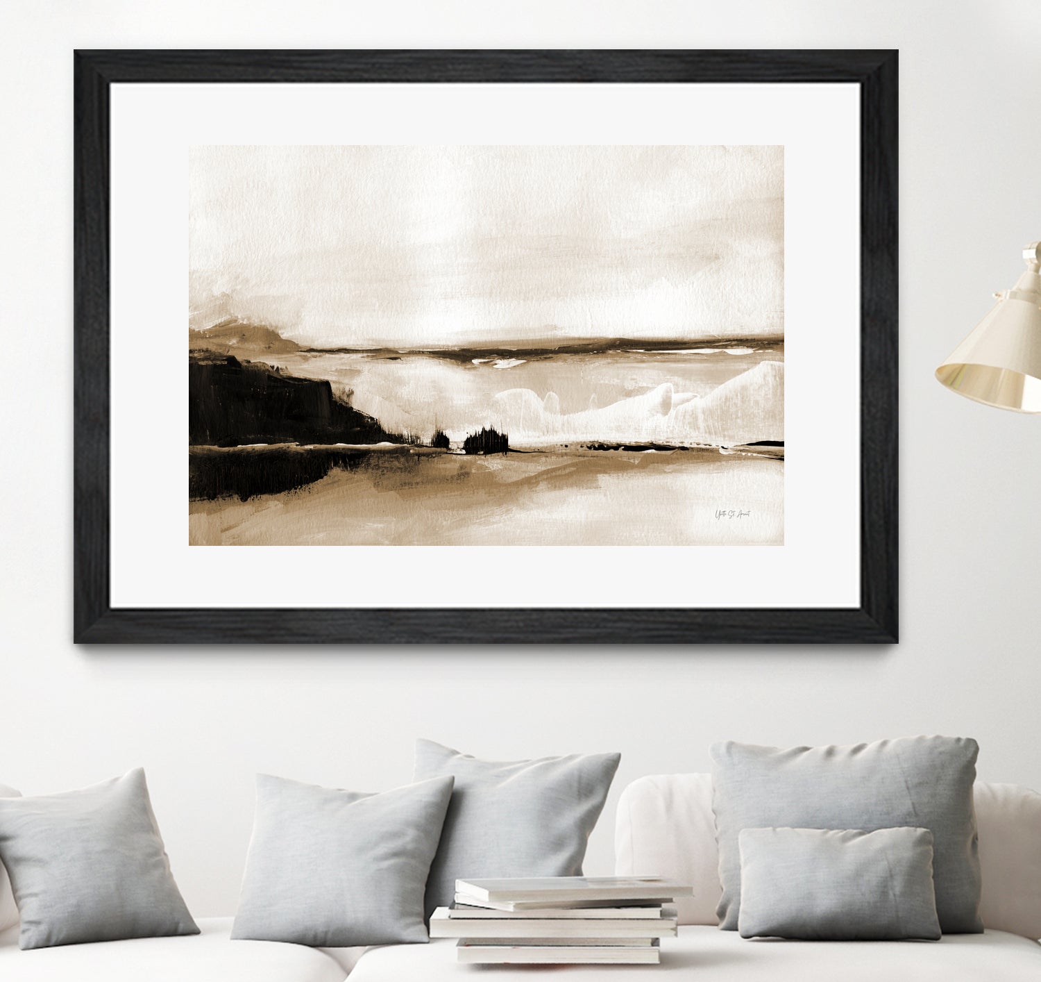 Vintage Landscape Mountainside