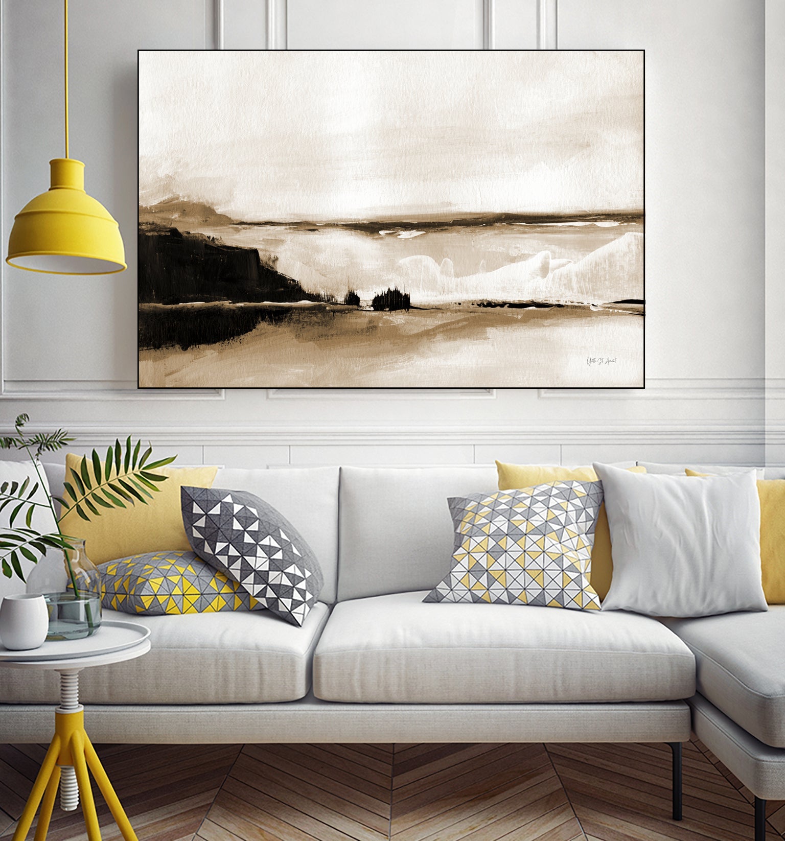 Vintage Landscape Mountainside