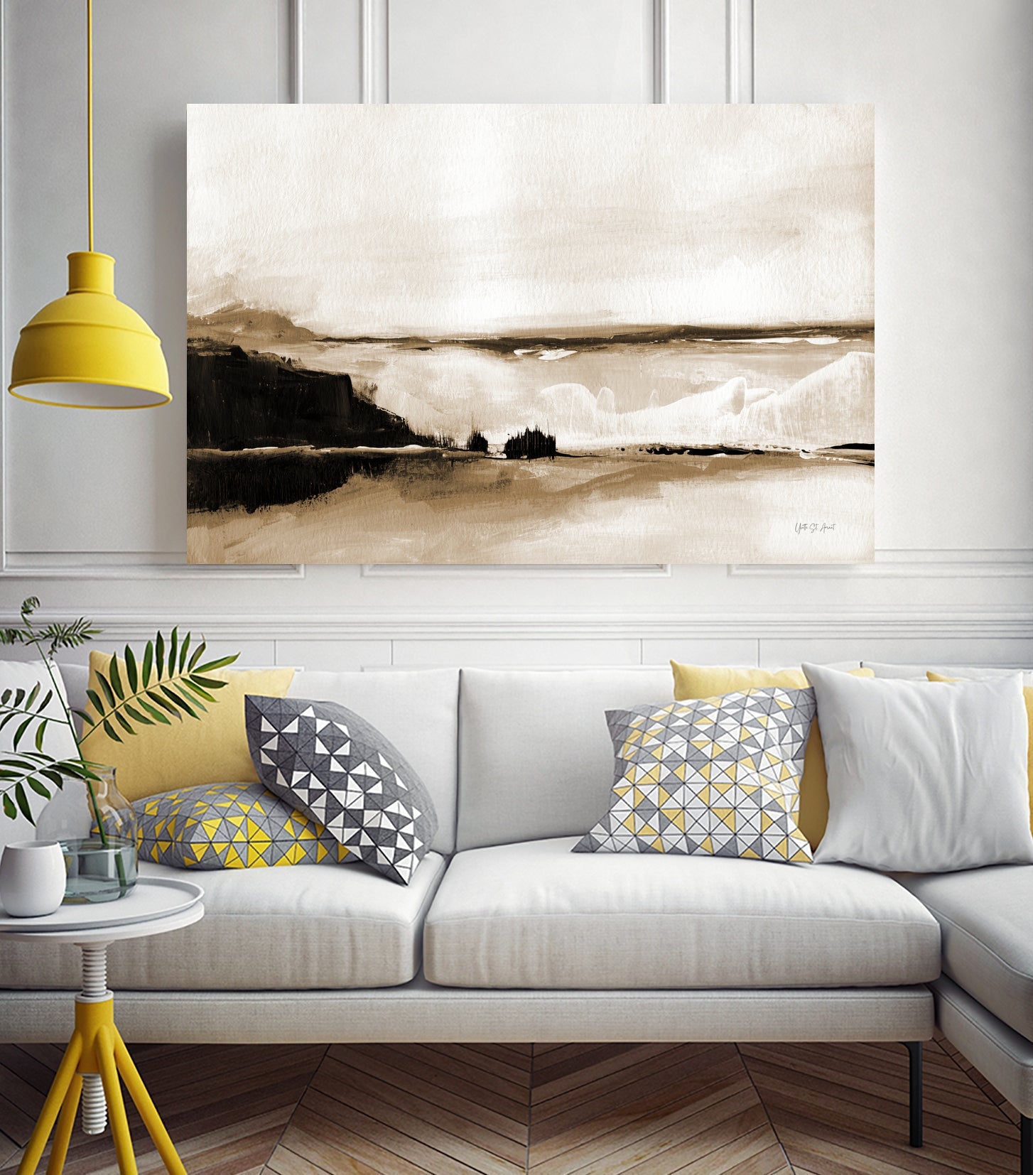 Vintage Landscape Mountainside