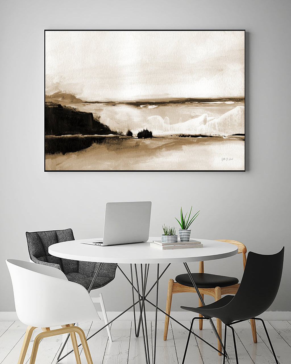 Vintage Landscape Mountainside