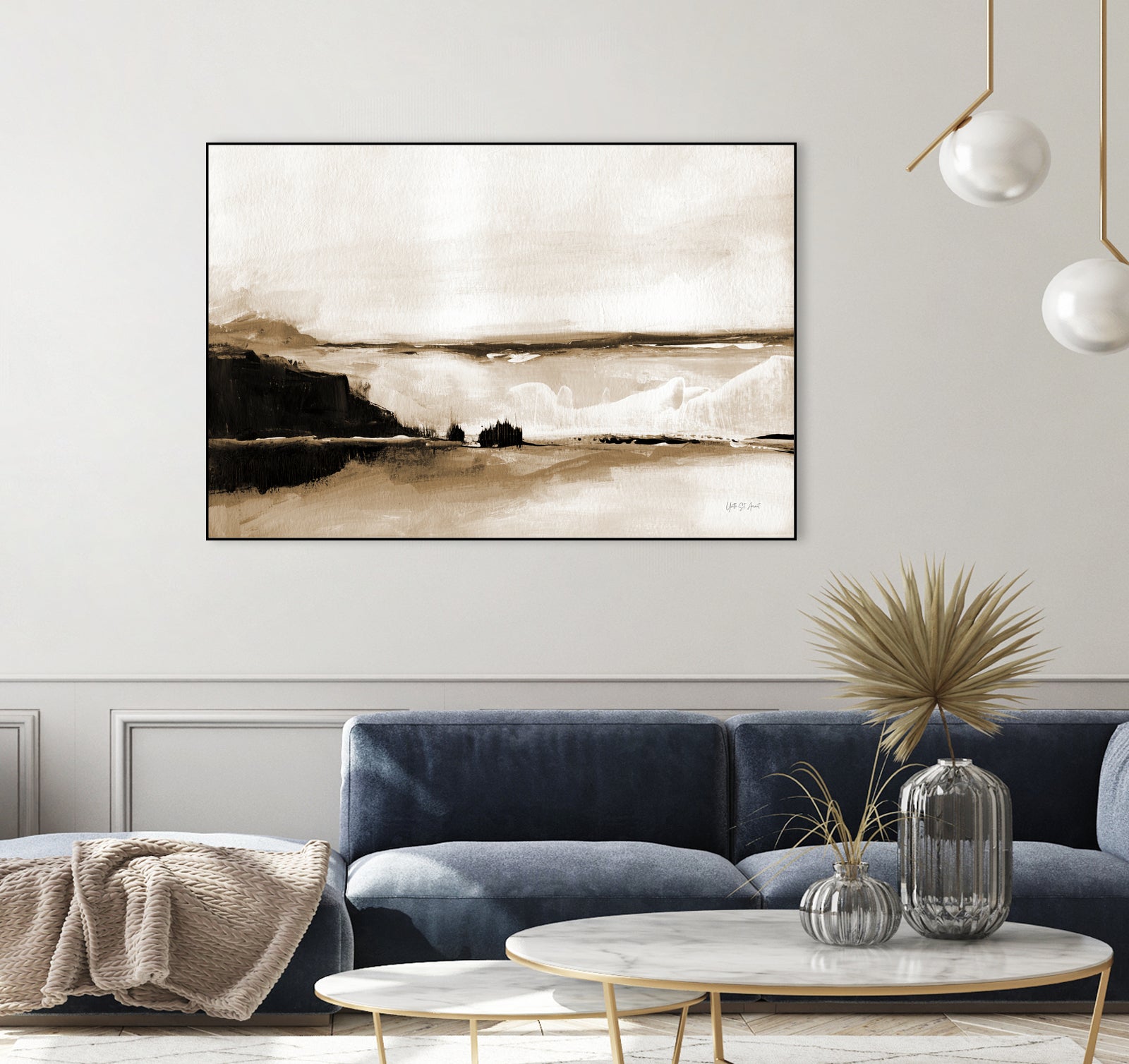 Vintage Landscape Mountainside