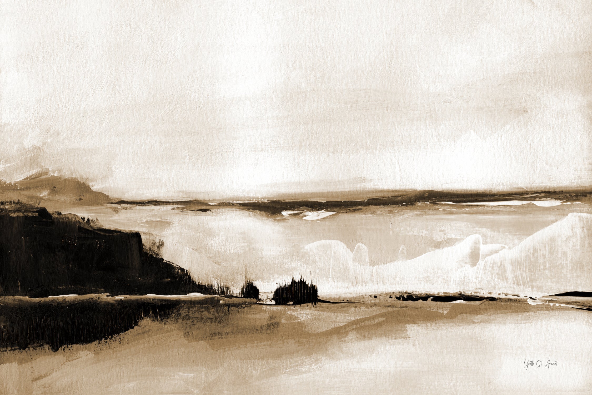 Vintage Landscape Mountainside