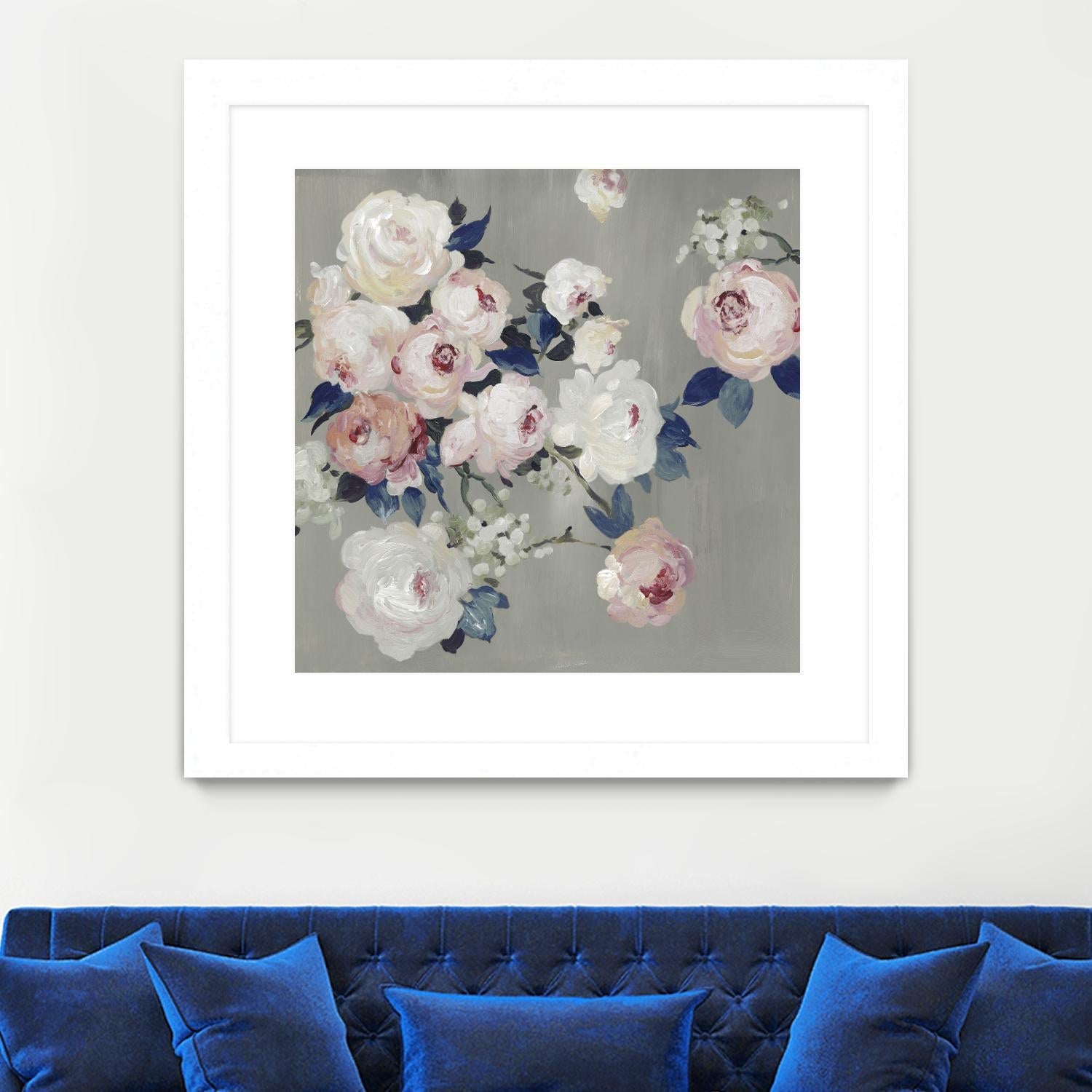 Cobalt Leaves