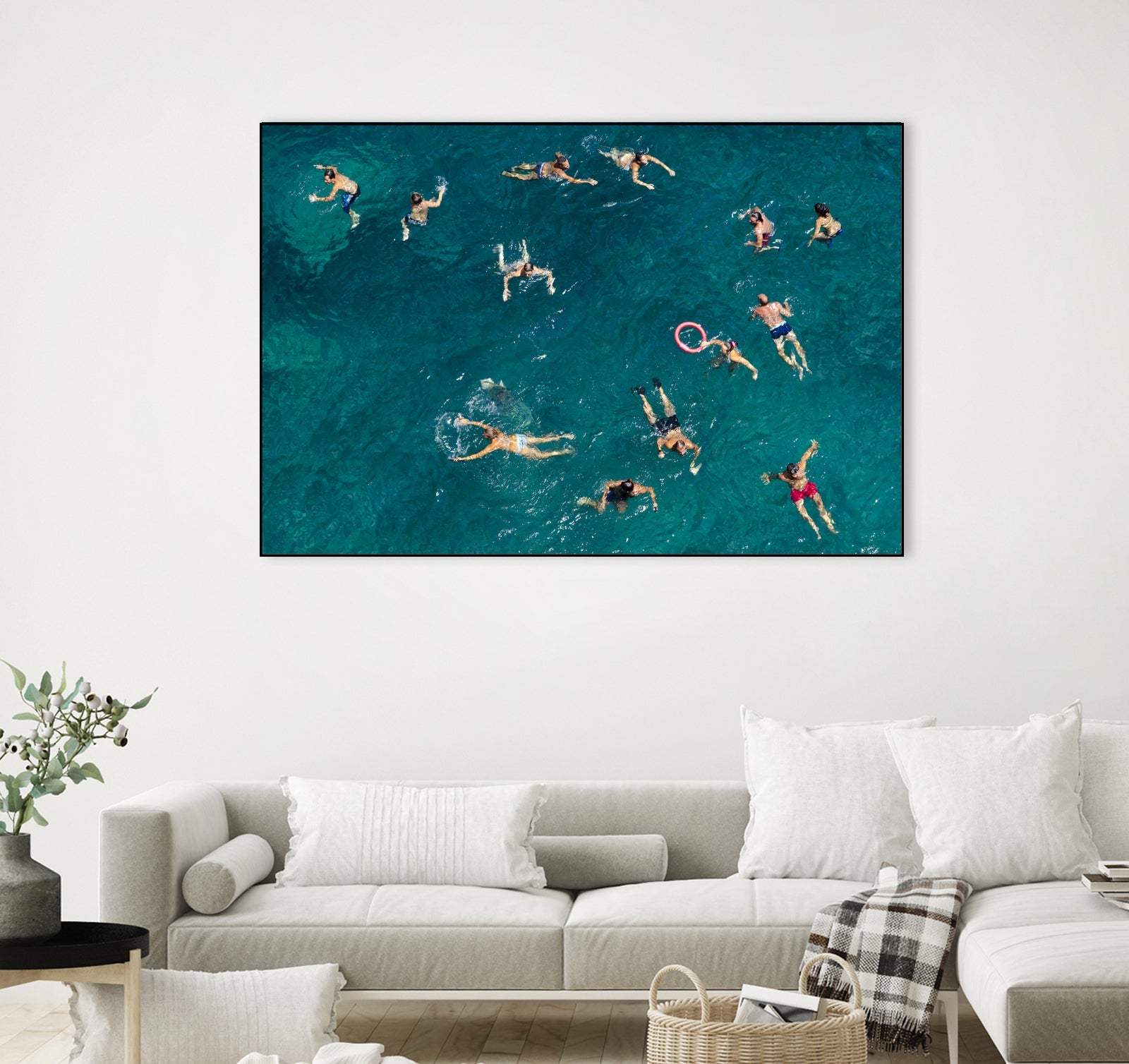 Blue water swim