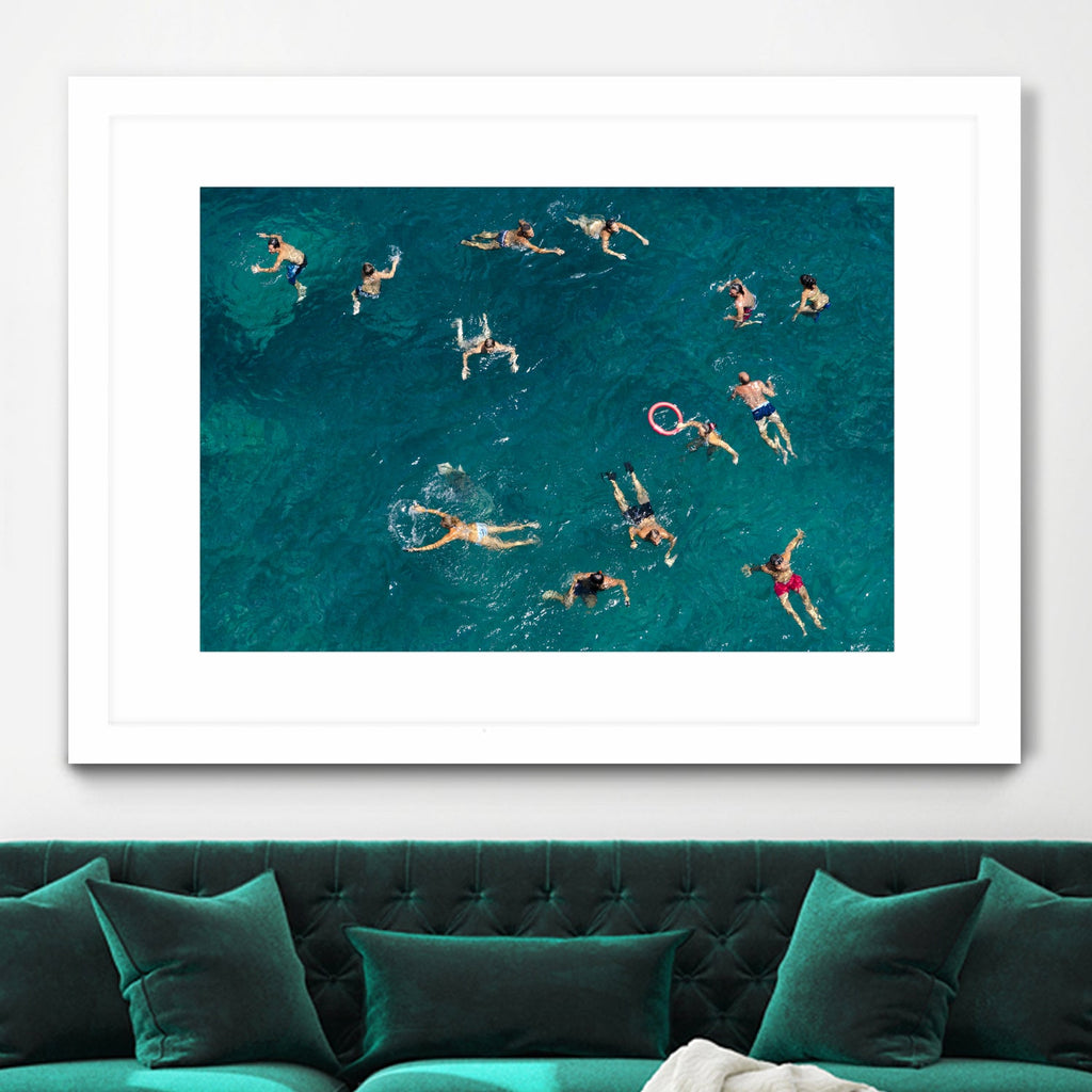 Blue water swim