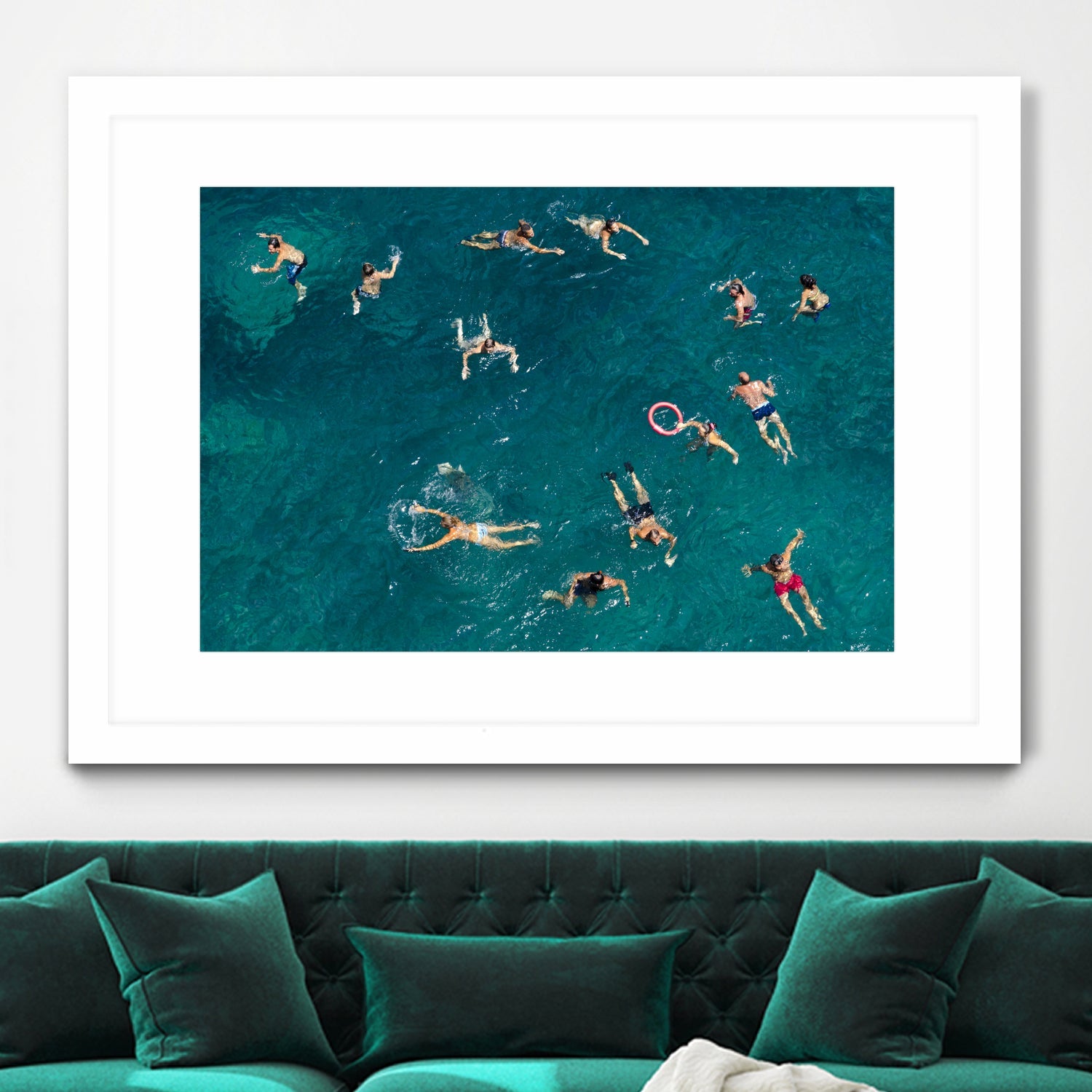 Blue water swim