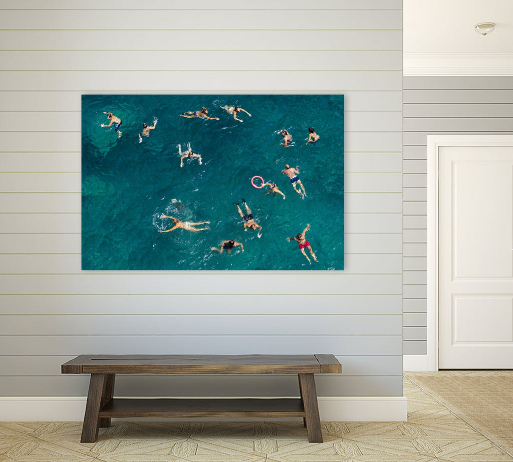 Blue water swim