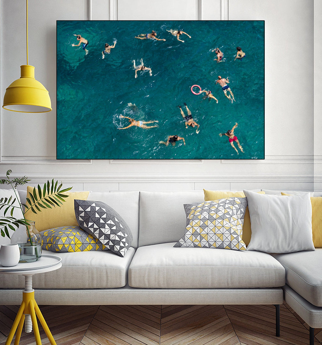 Blue water swim