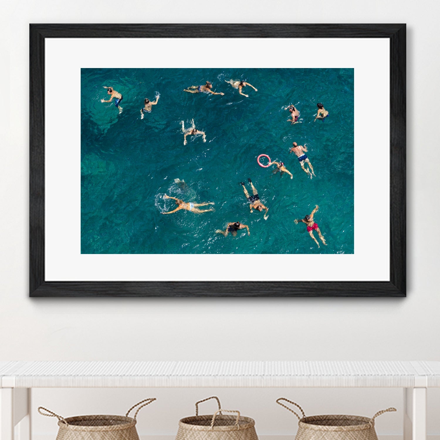 Blue water swim