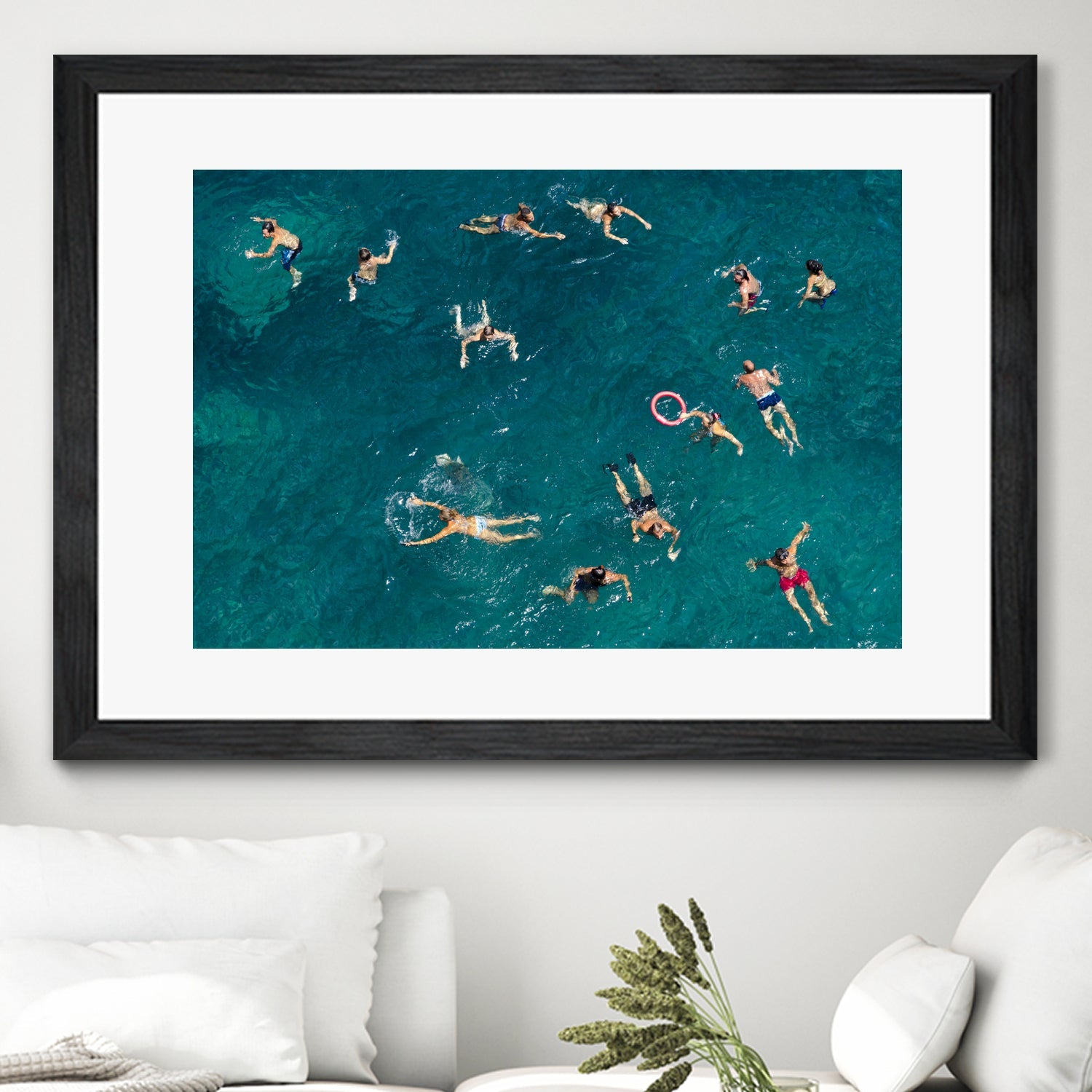 Blue water swim