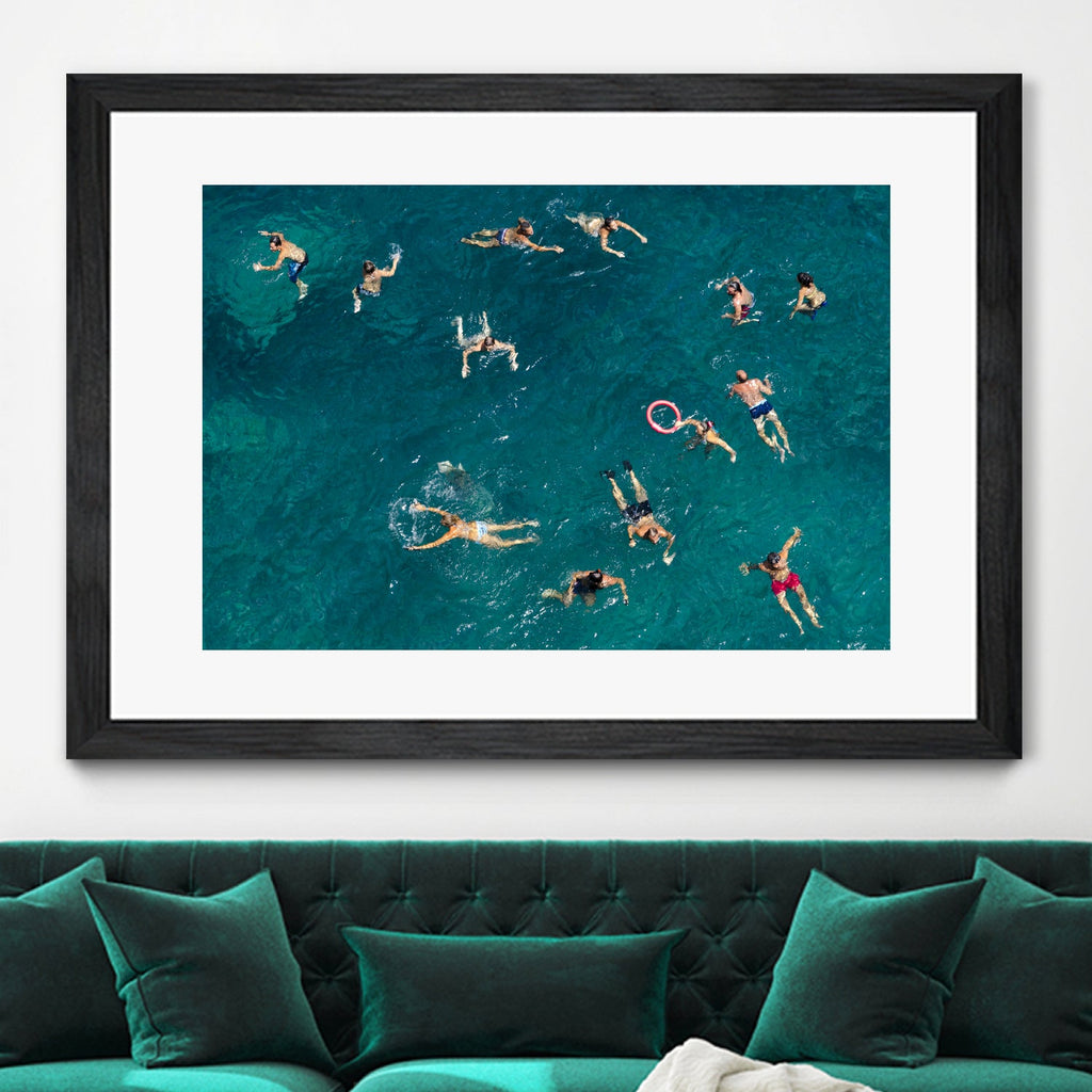 Blue water swim