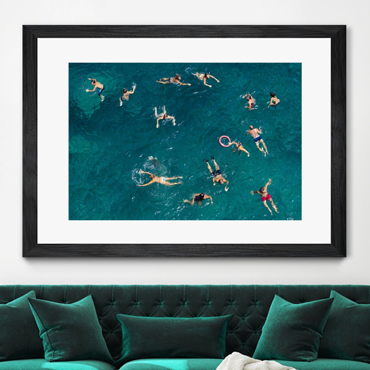 Blue water swim