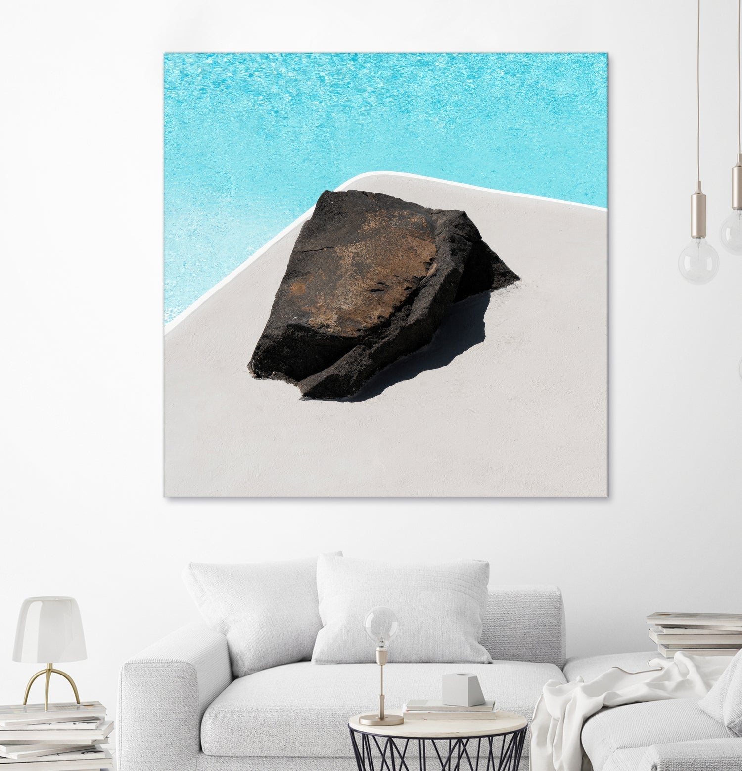 Rock By The Pool