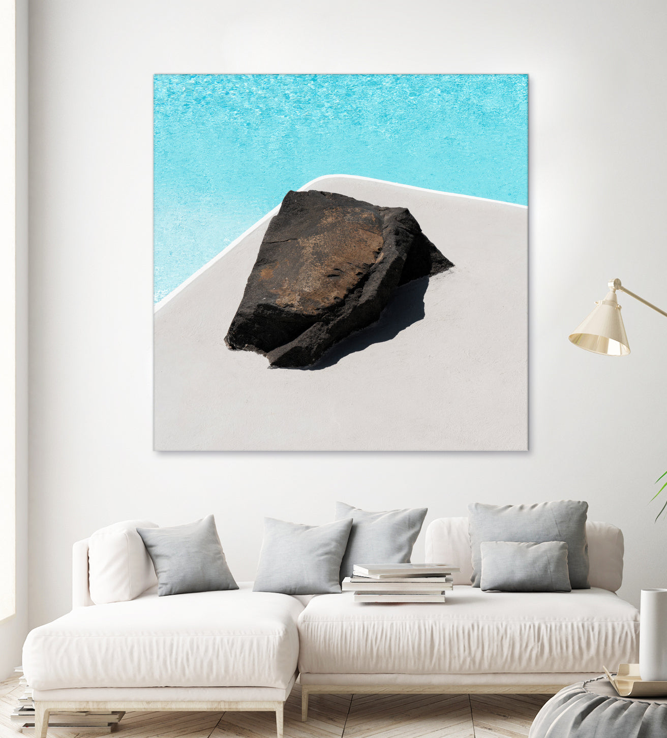 Rock By The Pool
