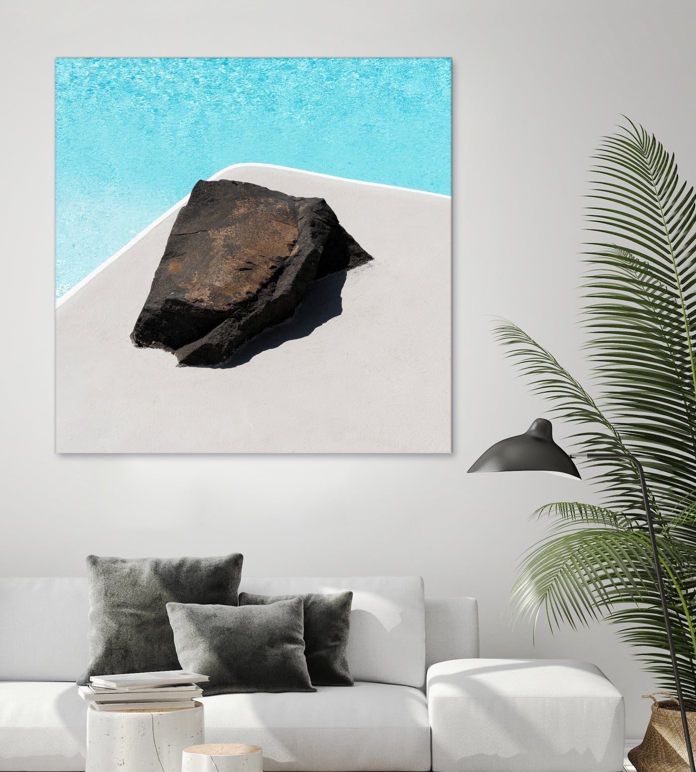 Rock By The Pool