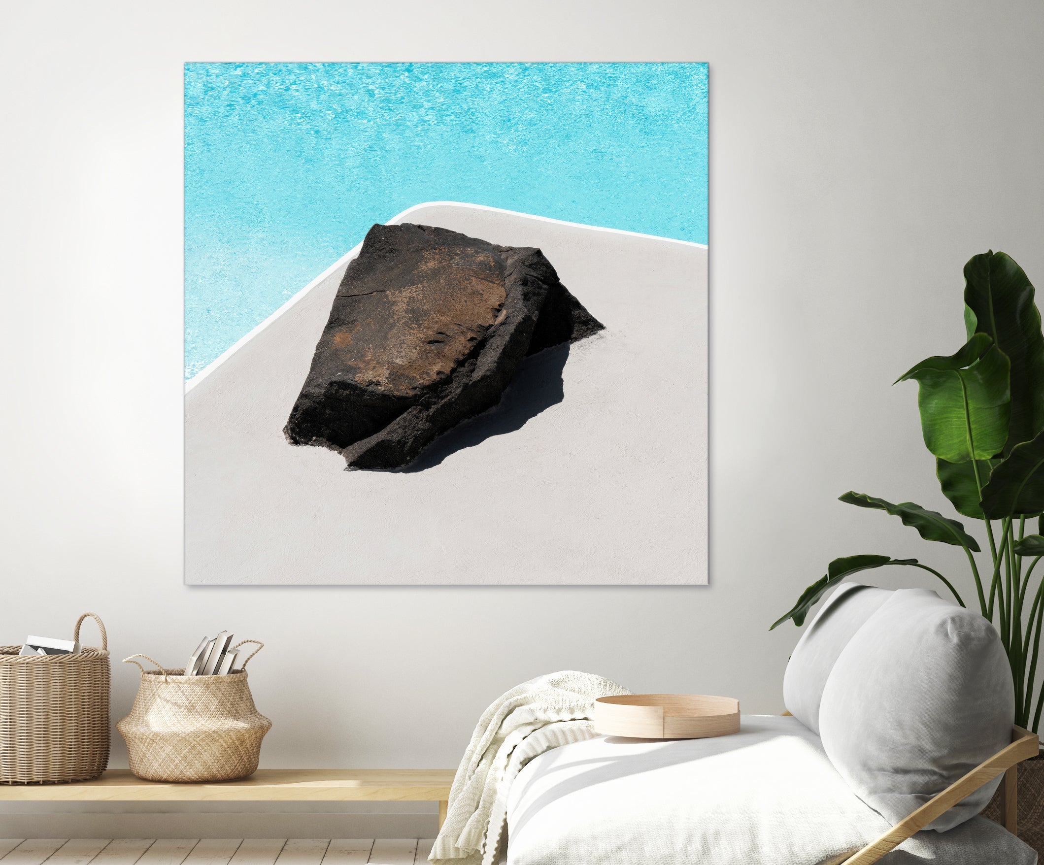 Rock By The Pool