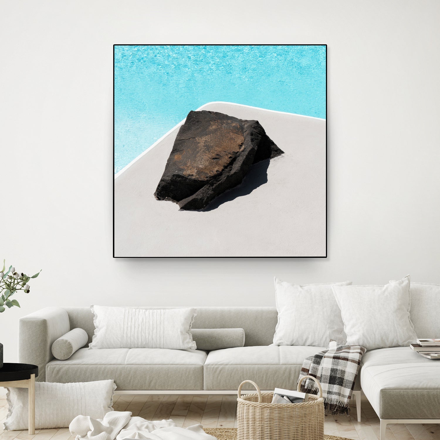 Rock By The Pool