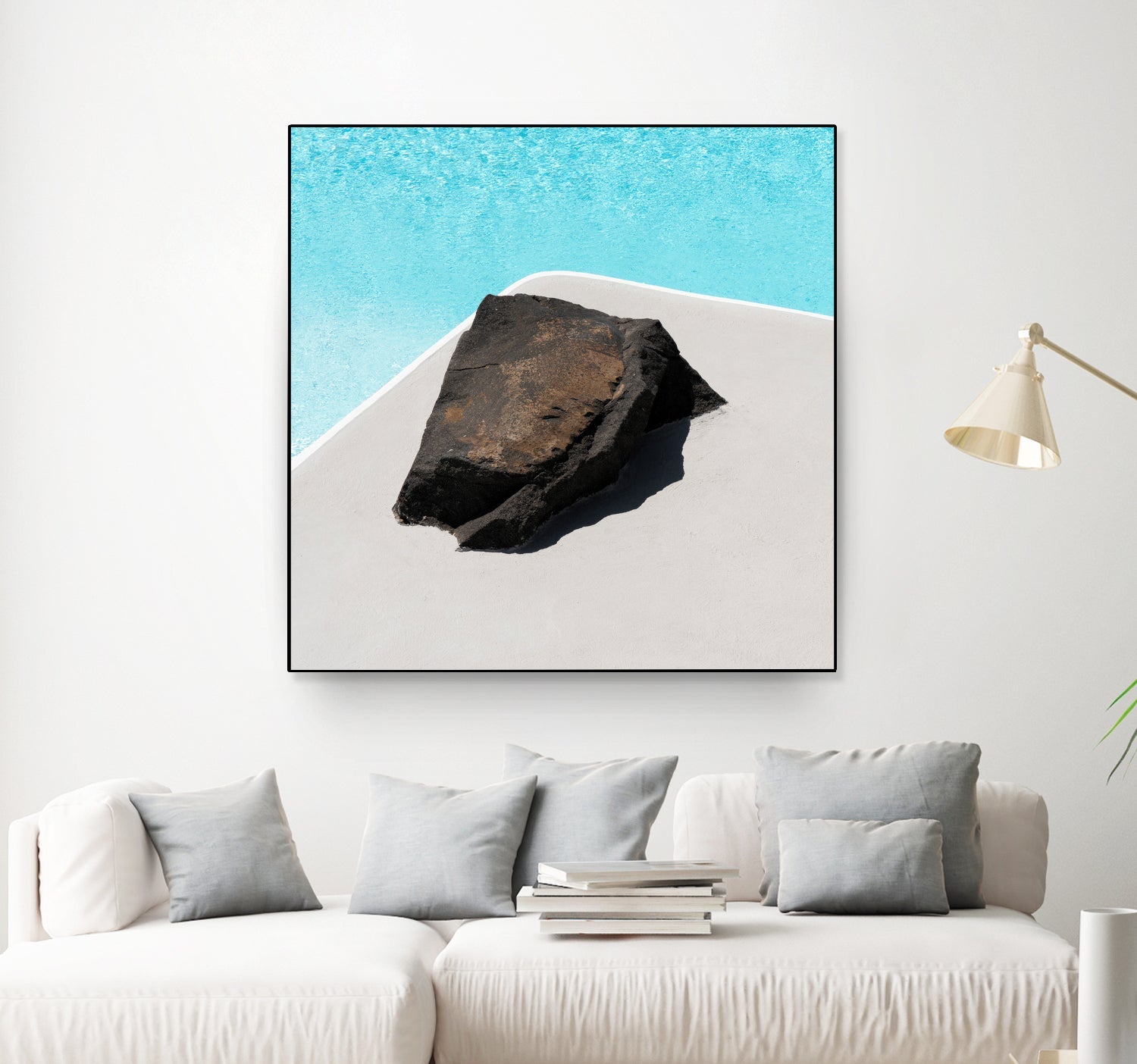 Rock By The Pool