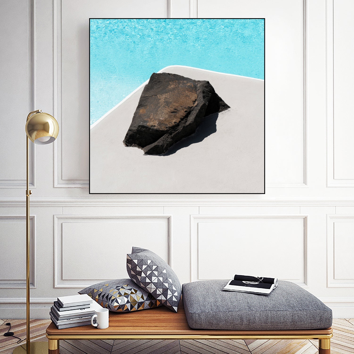 Rock By The Pool
