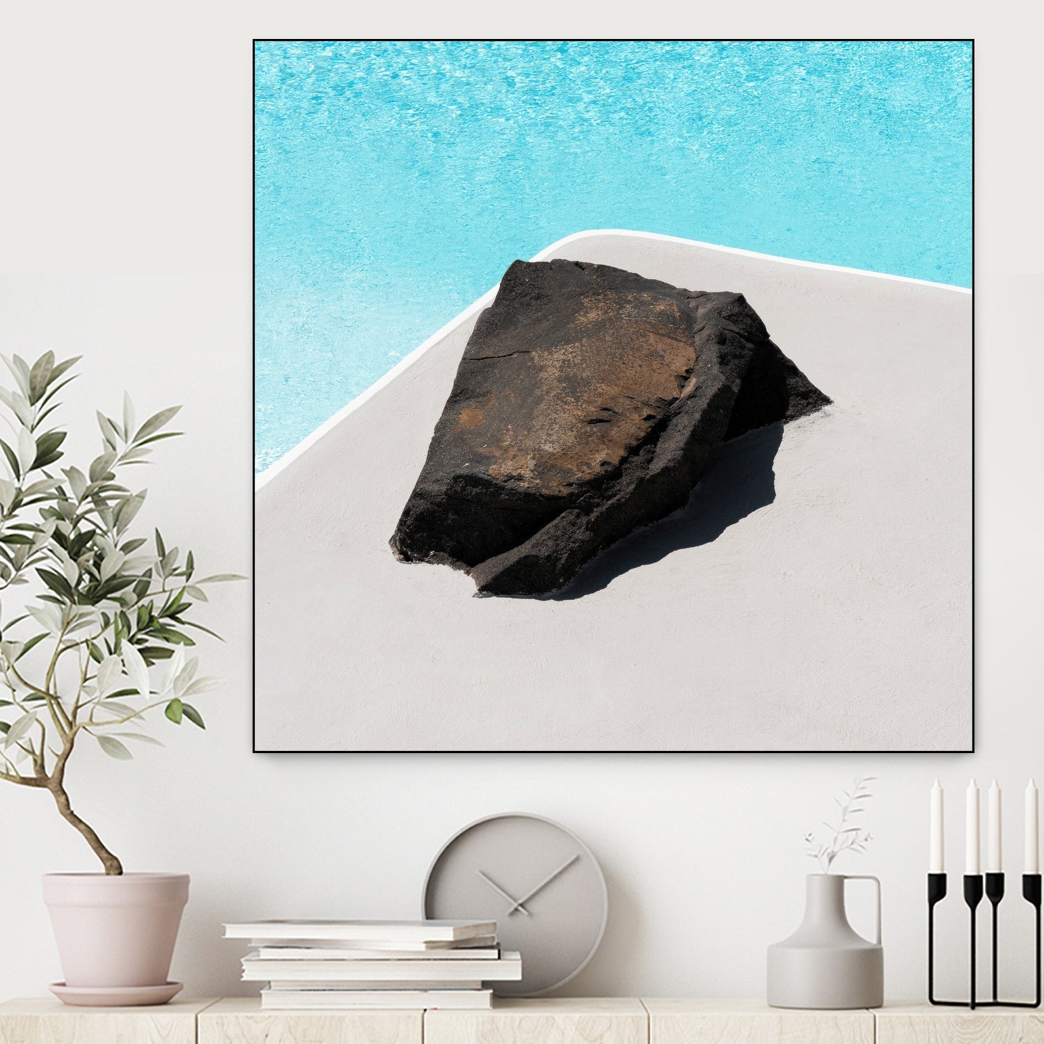 Rock By The Pool