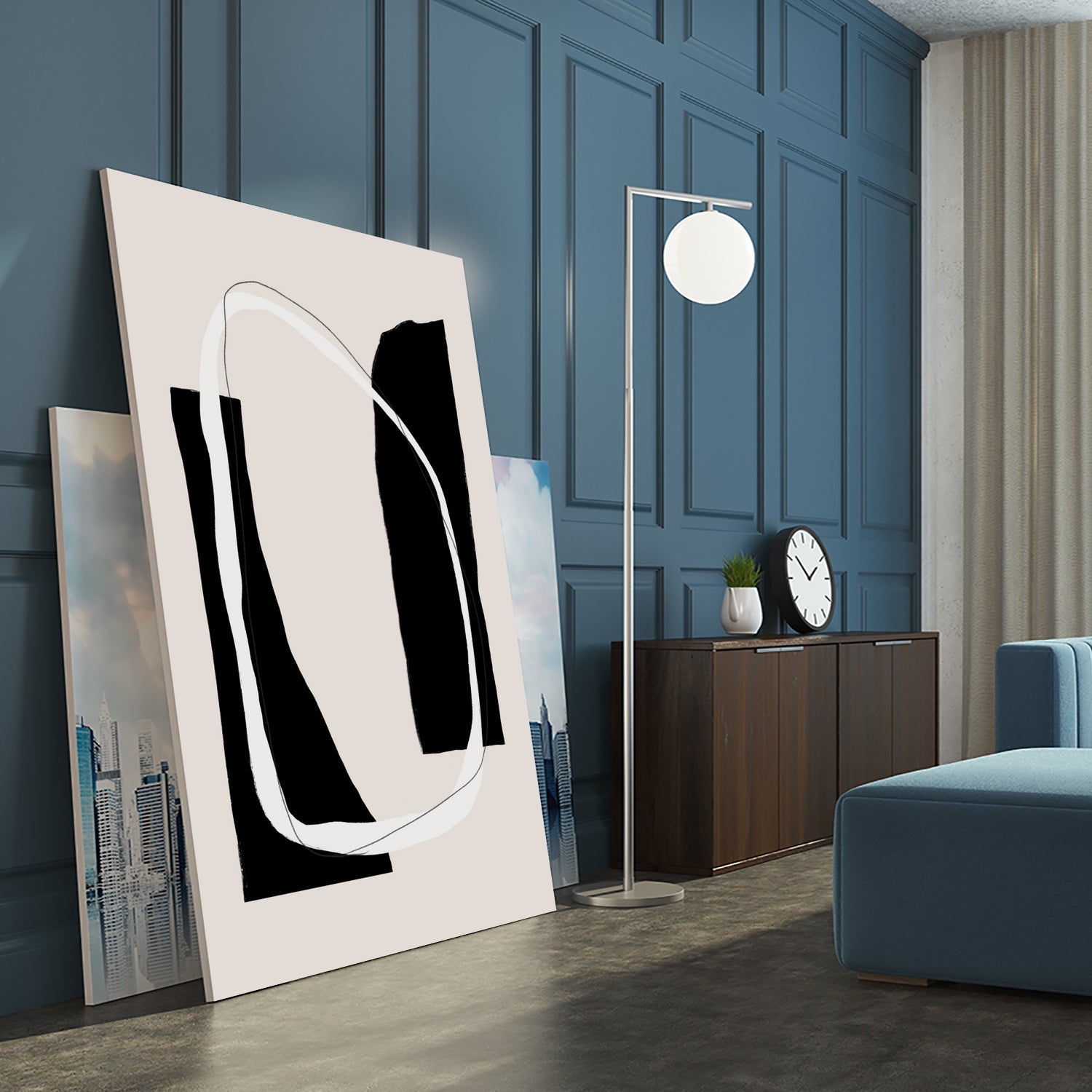 Monochrome Geometric Shapes