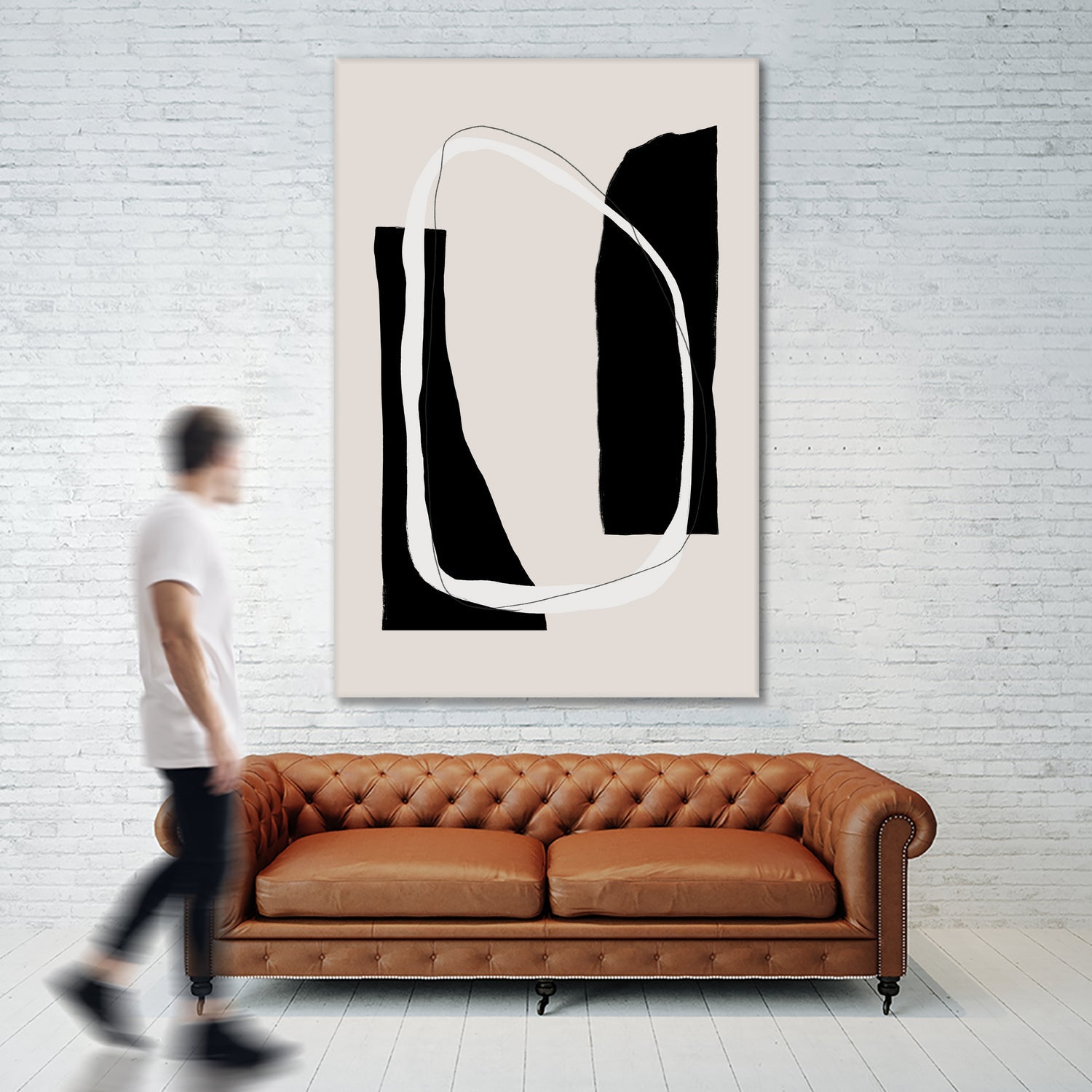 Monochrome Geometric Shapes